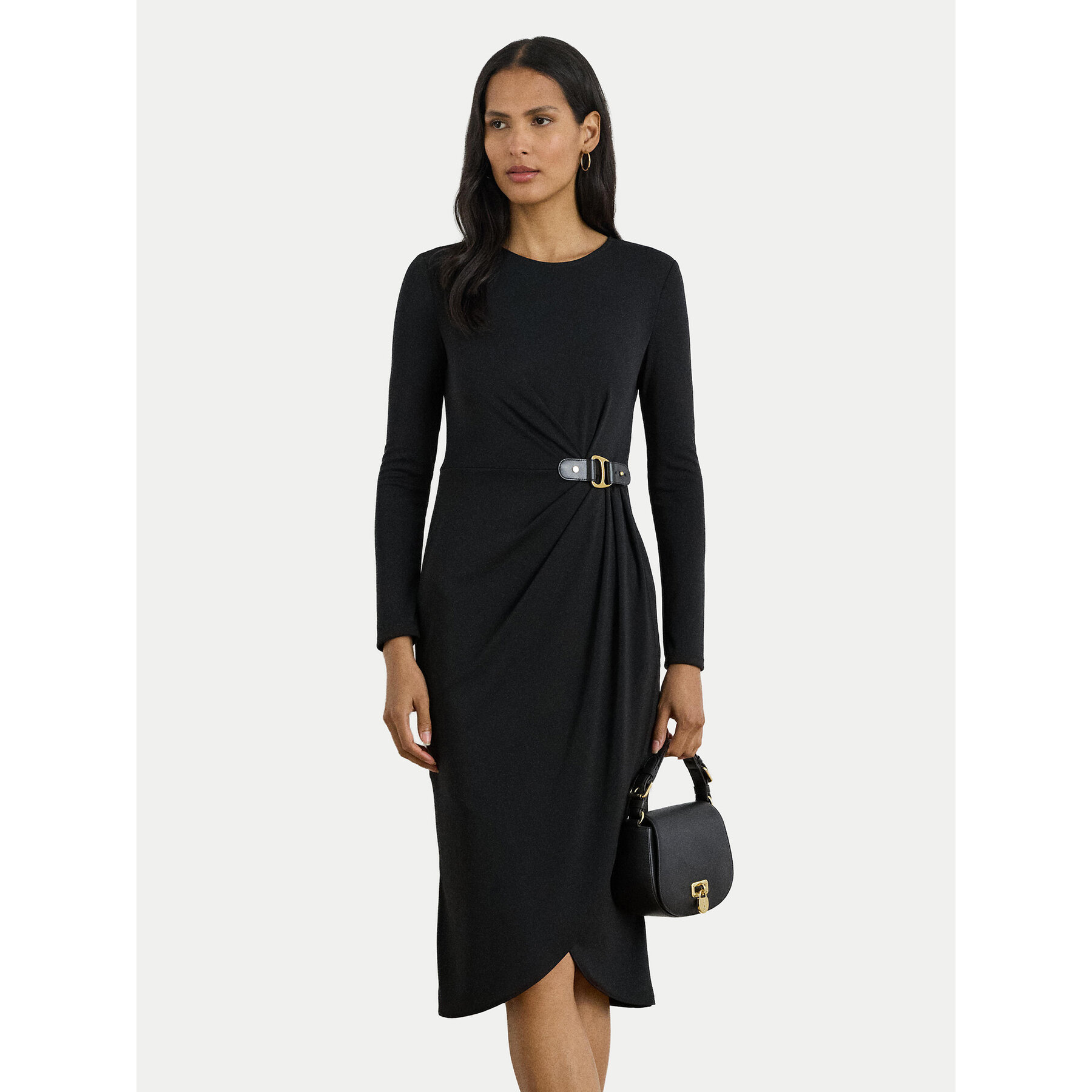 LAUREN RALPH LAUREN Kleid für den Alltag 200980222001 Schwarz Slim Fit