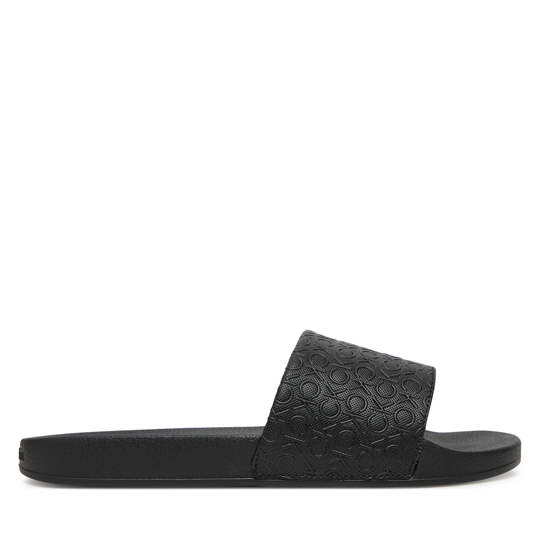 Şlapi Calvin Klein Pool Slide Mono HW0HW02541 Negru