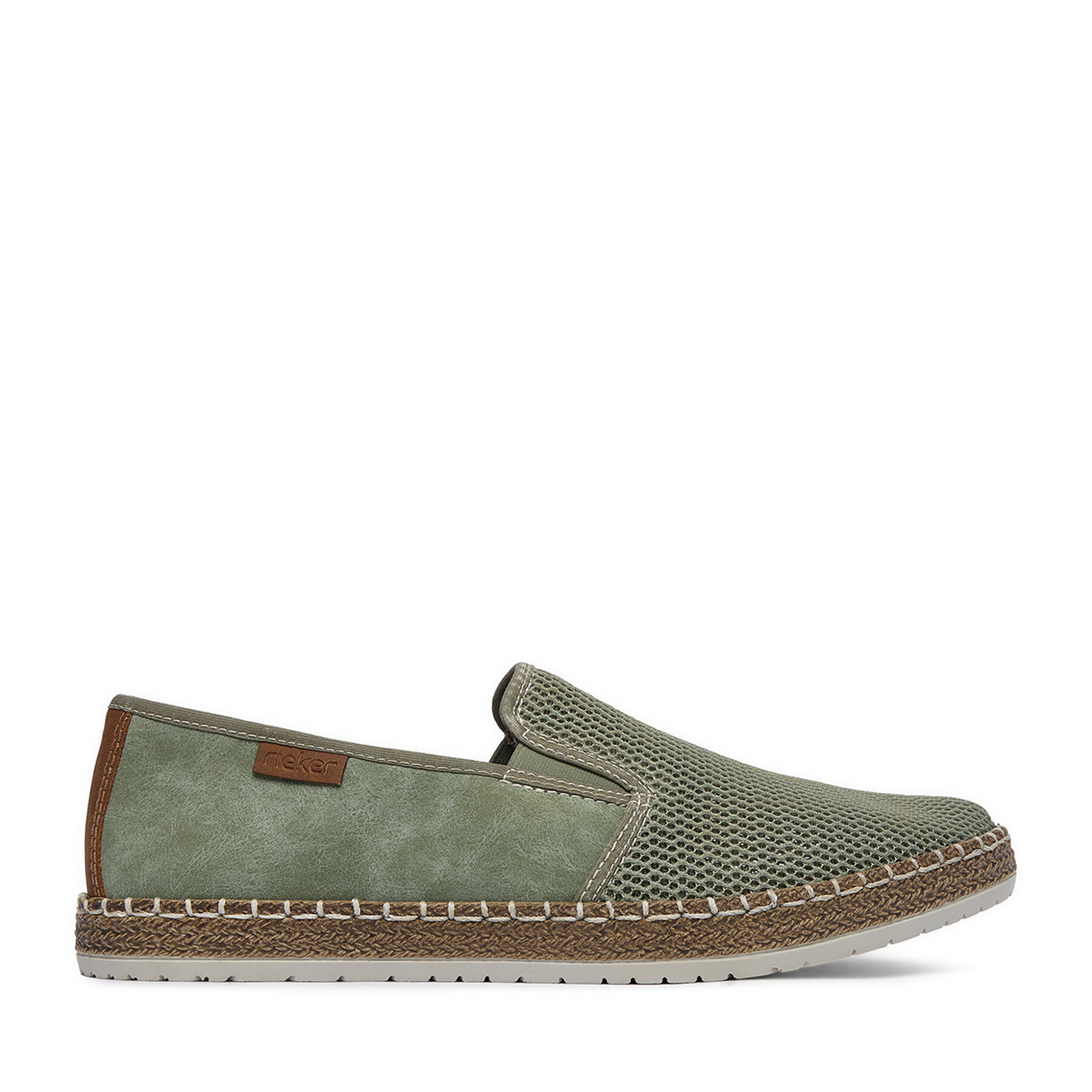 Espadrilky Rieker CEO-B5265-52 Světle zelená