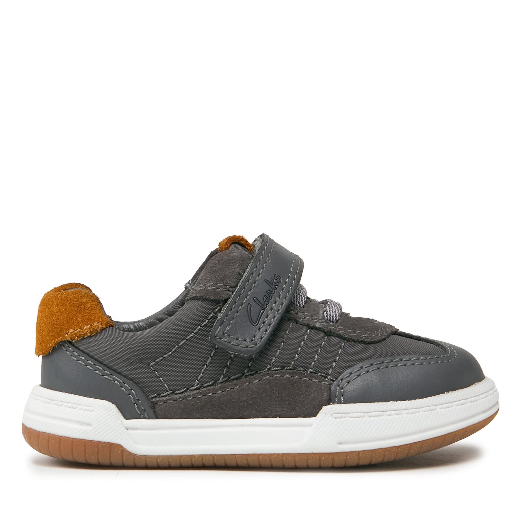 Clarks Αθλητικά Clarks Fawn Family 261751286 Γκρι