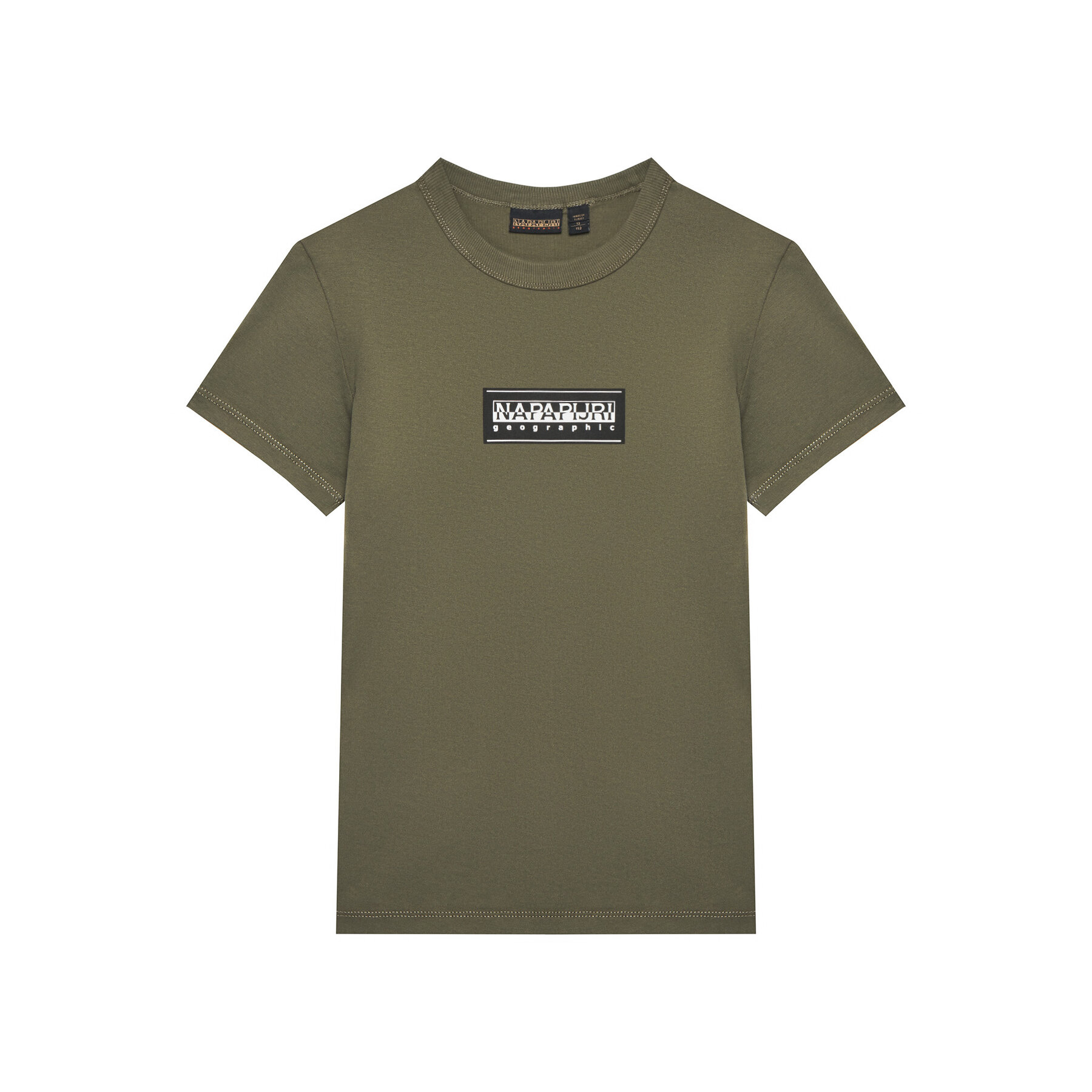 Napapijri T-Shirt S-Chamois NP0A4HYL D Πράσινο Regular Fit