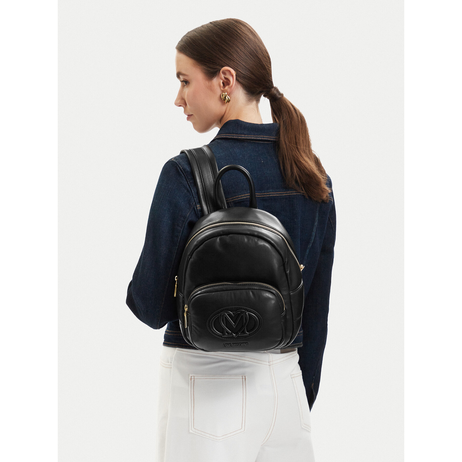 Rucsac LOVE MOSCHINO JC4332PP0OKM0000 Negru