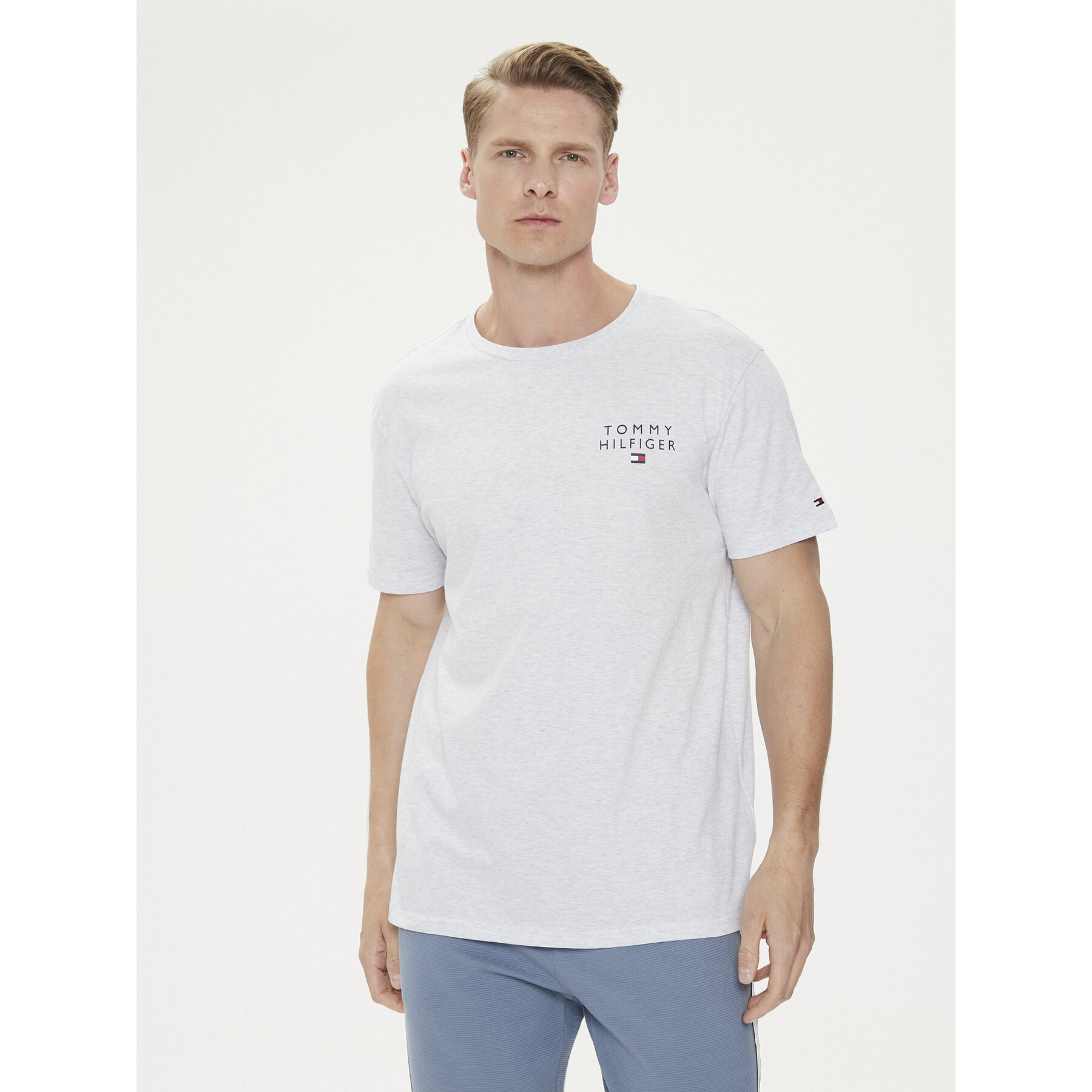 Tommy Hilfiger T-Shirt Logo UM0UM02916 Γκρι Regular Fit