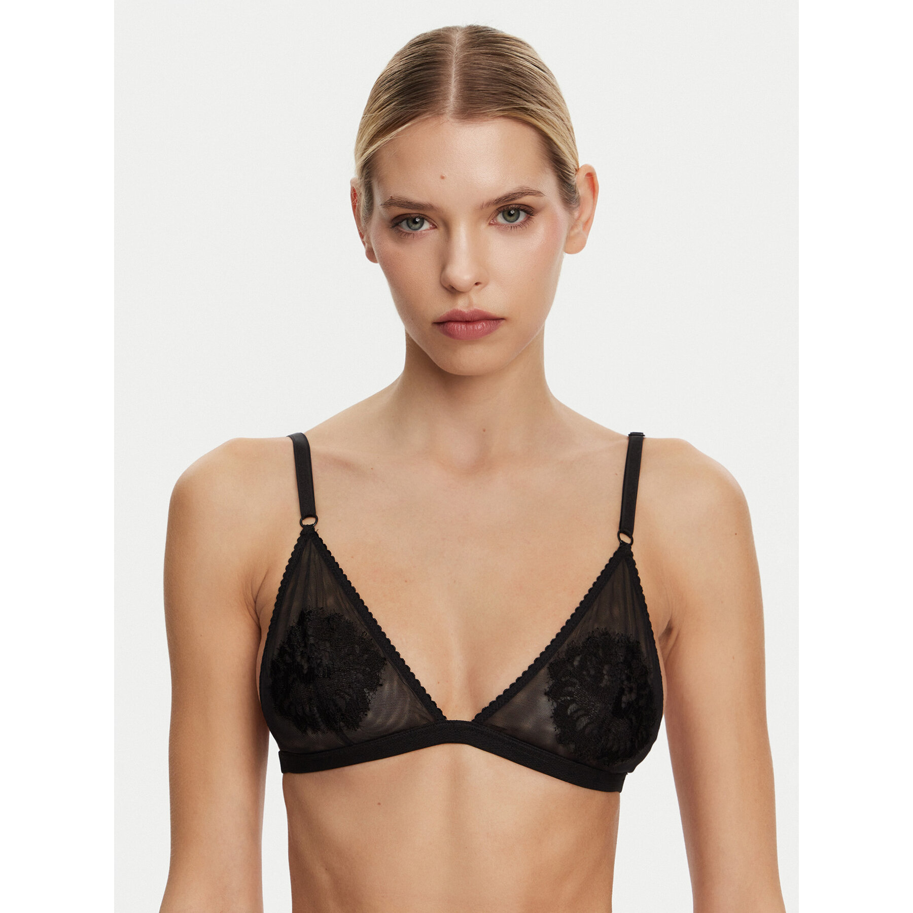 Dolce&Gabbana Bralette melltartó O1G24T ONQ79 Fekete