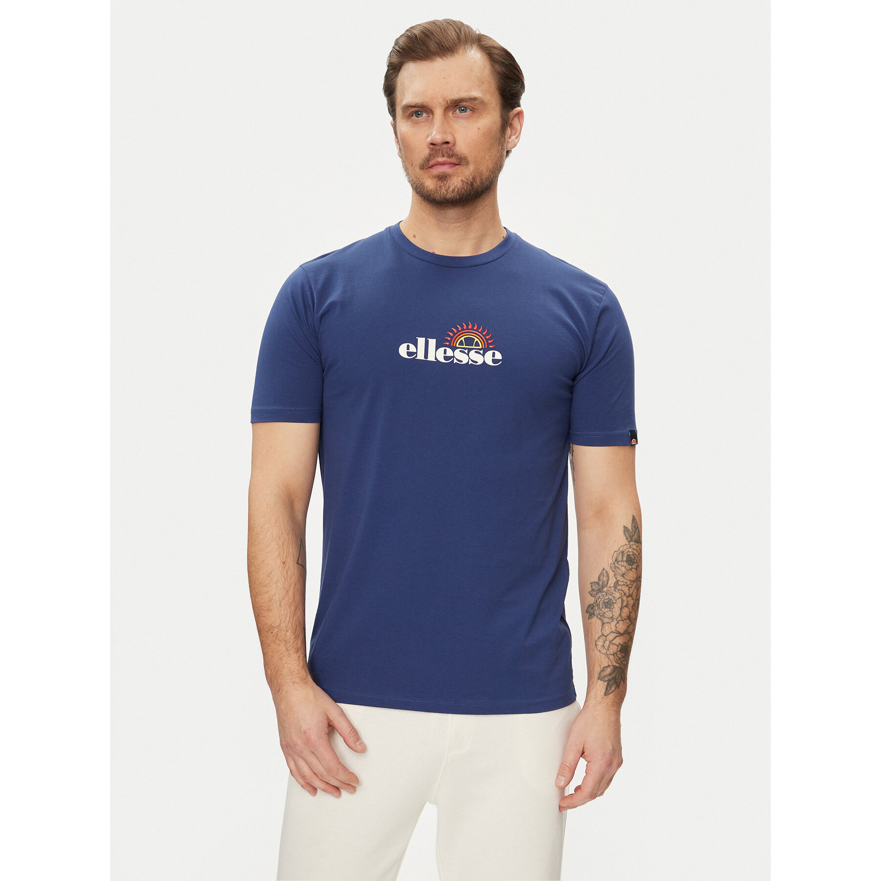 Ellesse T-shirt Trea SHV20126 Blu scuro Regular Fit