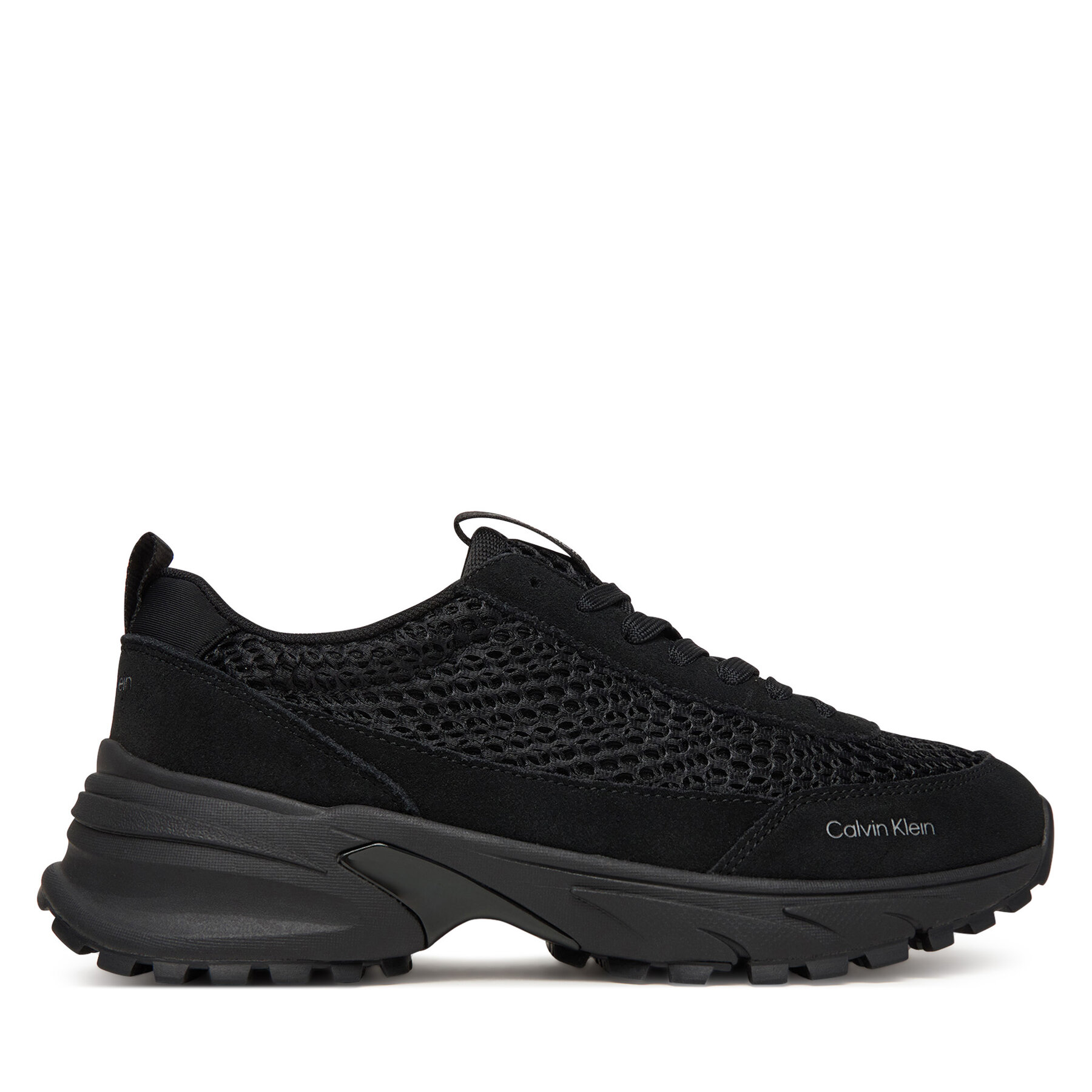 Сникърси Calvin Klein Hike Runner Lace Up Techmix YW0YW02030 Черен