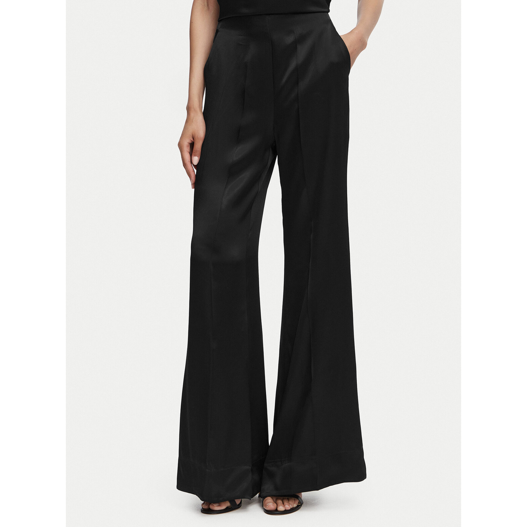 ACCESS FASHION Palazzohose 63-5082-875 Schwarz Wide Leg