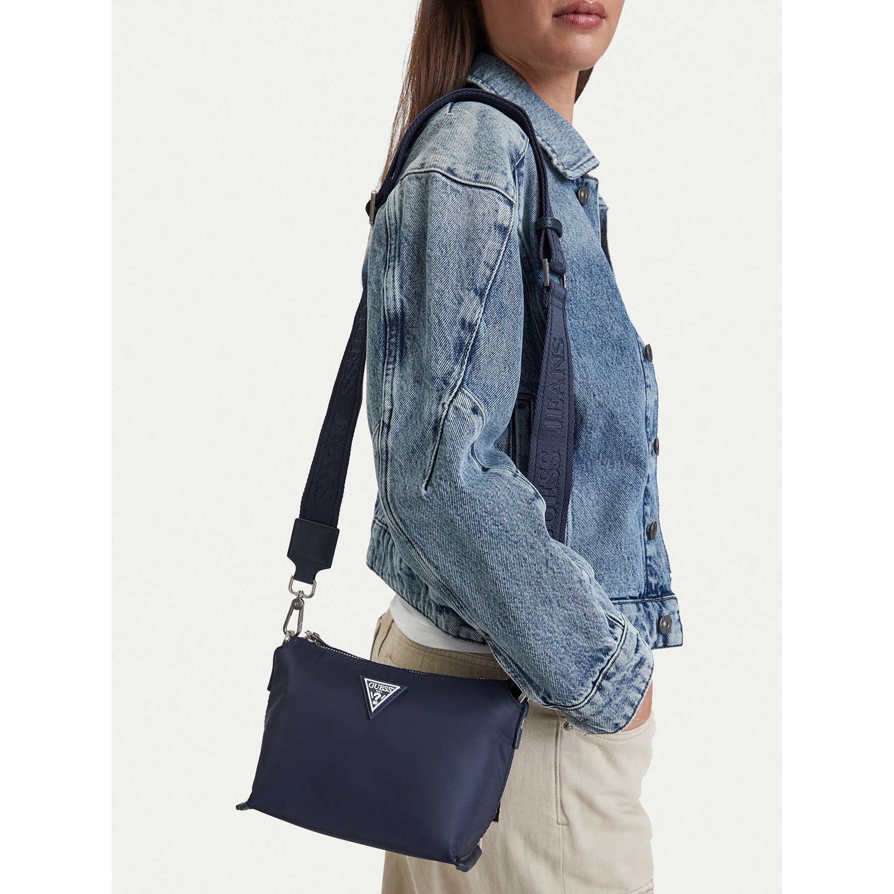 Дамска чанта Guess Jeans CWBEO-GUESS-S-007-10 Тъмносин