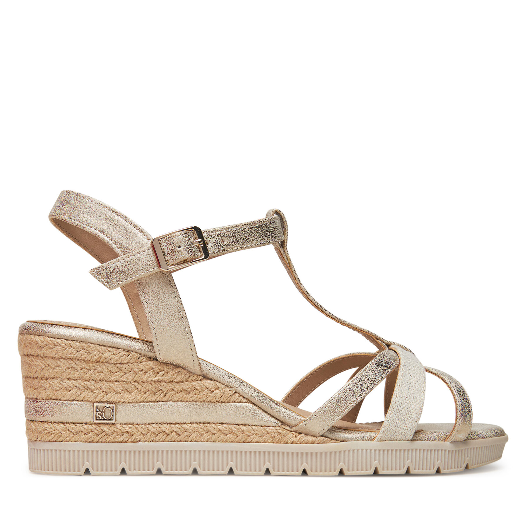 Dámske Espadrilky s.Oliver, Rozmer: 41, Zlatá, 5-28711-44