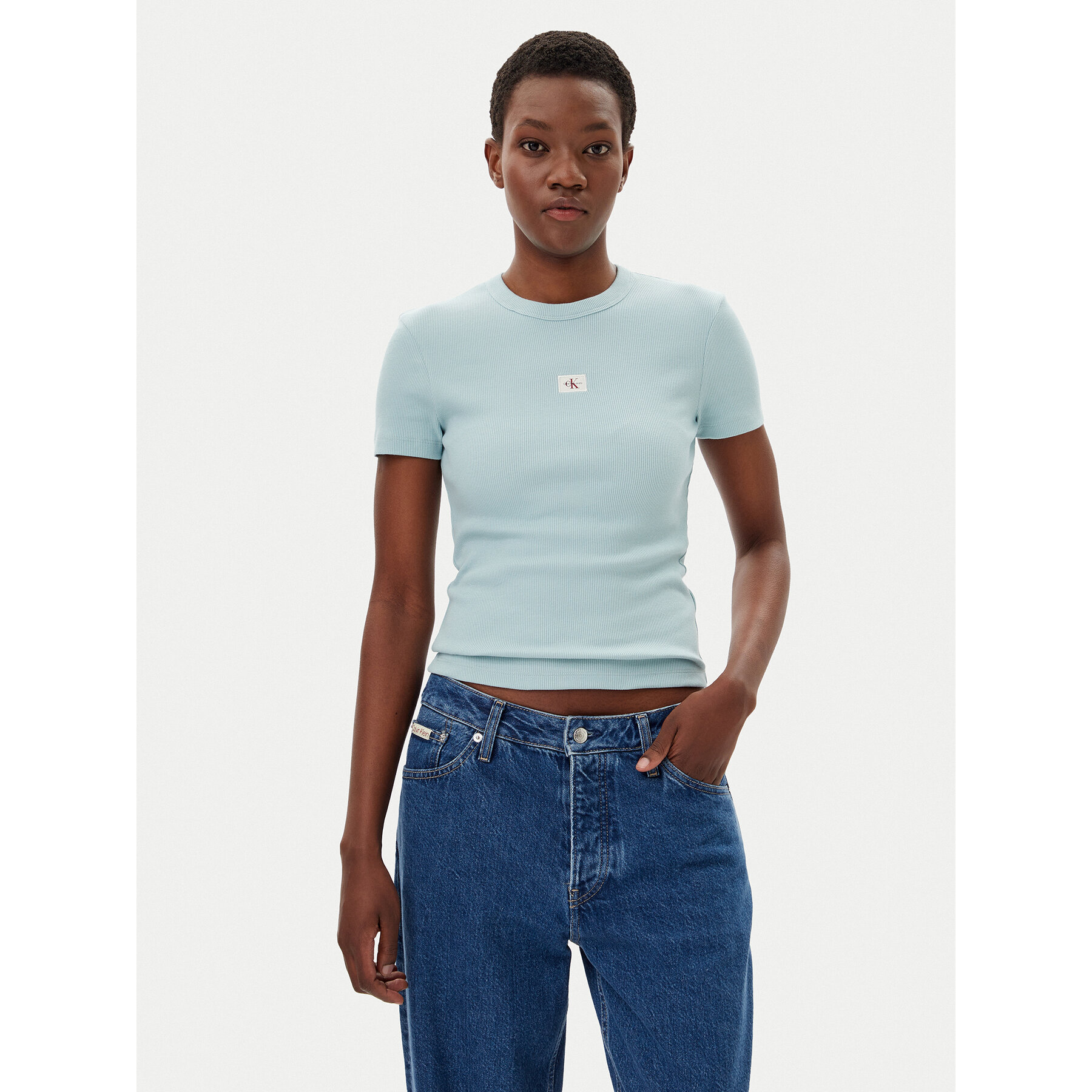 Calvin Klein Jeans T-shirt J20J225245 Blu Slim Fit