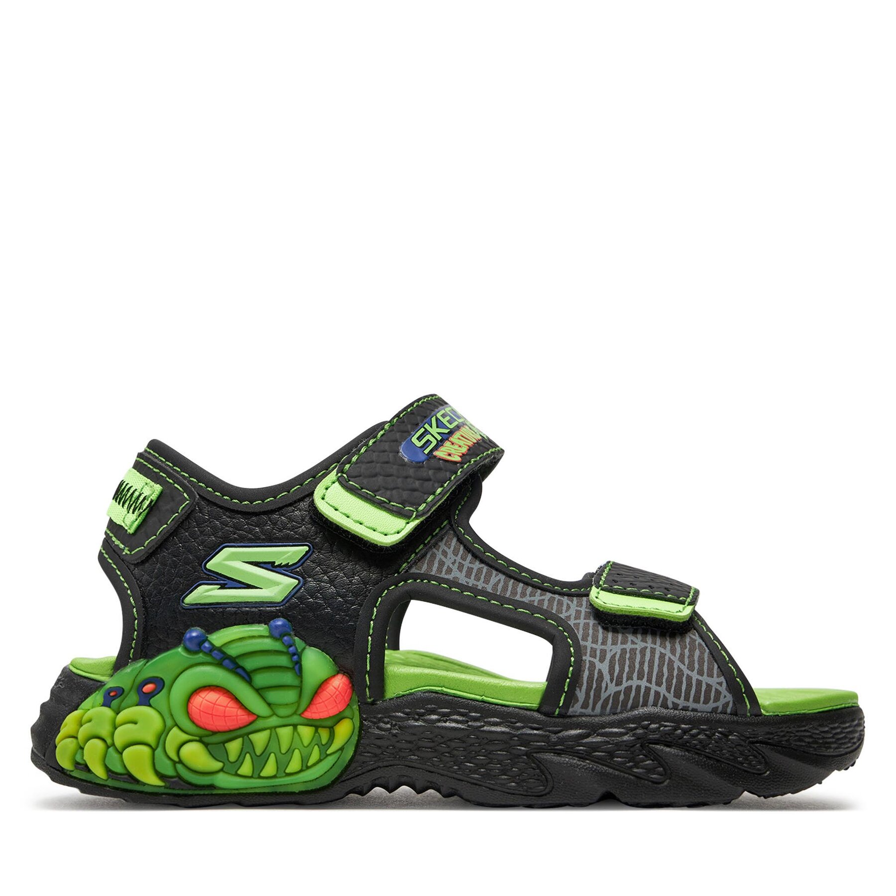 Sandalias Skechers Creature-Splash- 400614L/BKLM Negro