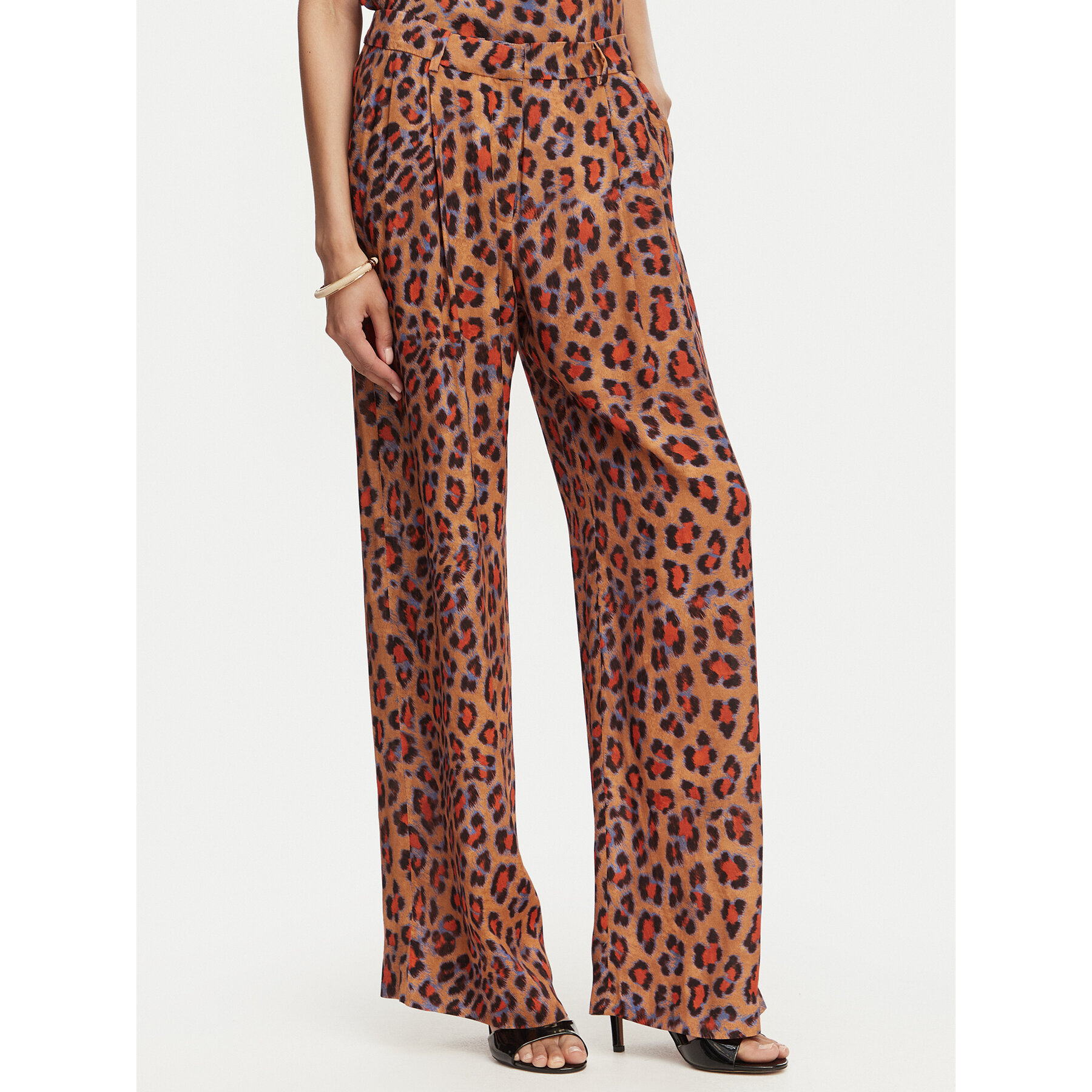 LOLA CASADEMUNT Palazzohose MS2614002 Braun Wide Leg