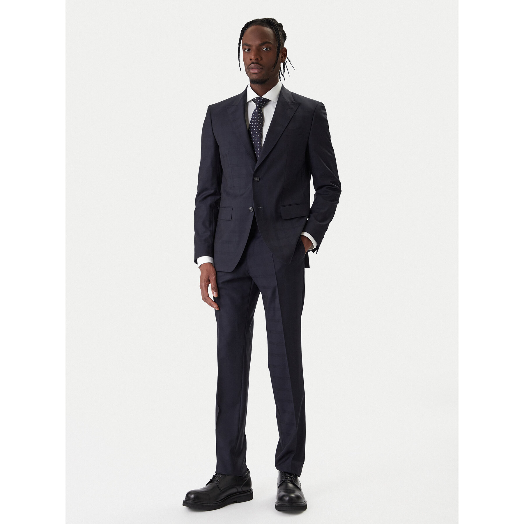 BOSS Anzug H-Huge 50557259 Dunkelblau Slim Fit