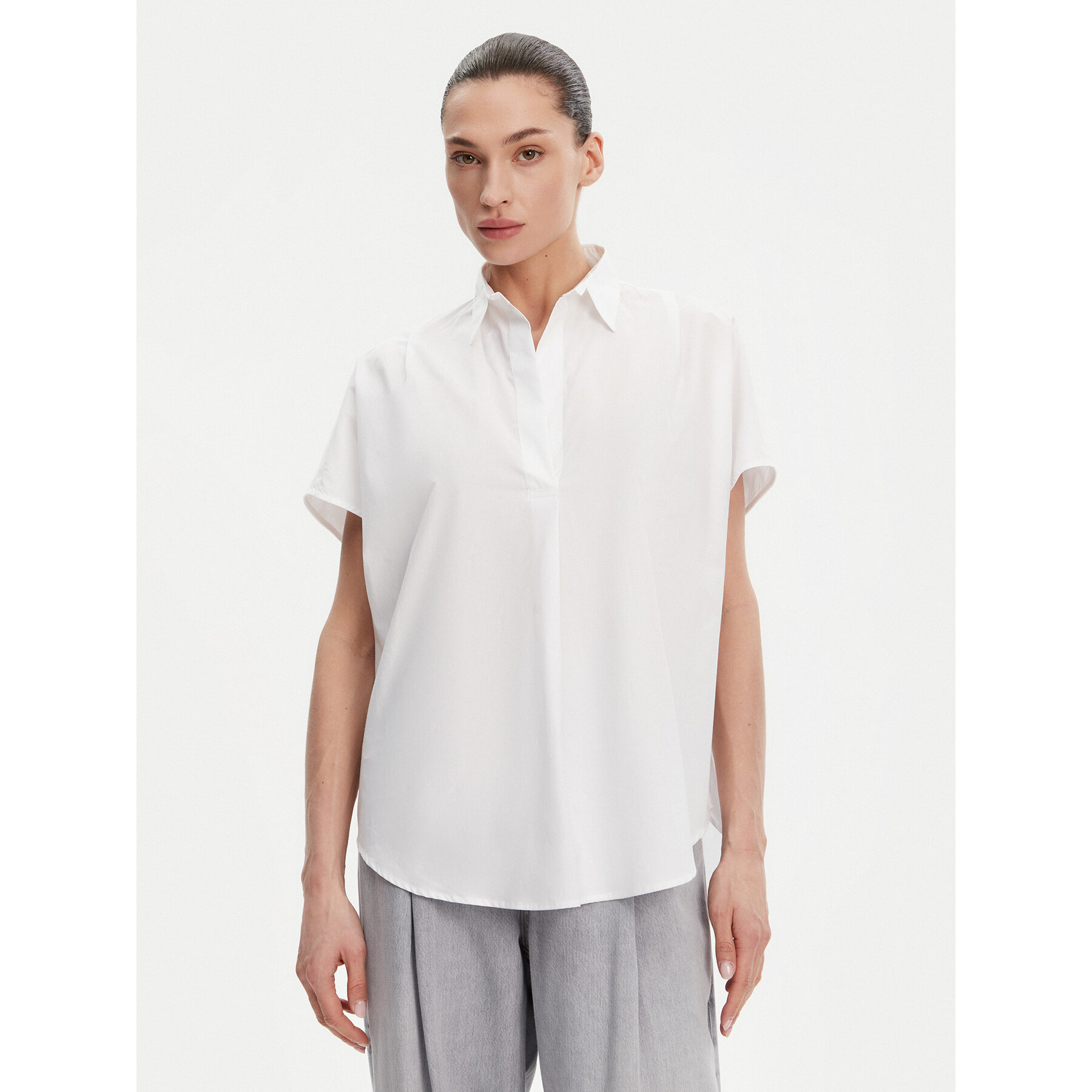 French Connection Hemd 72LZI Weiß Relaxed Fit