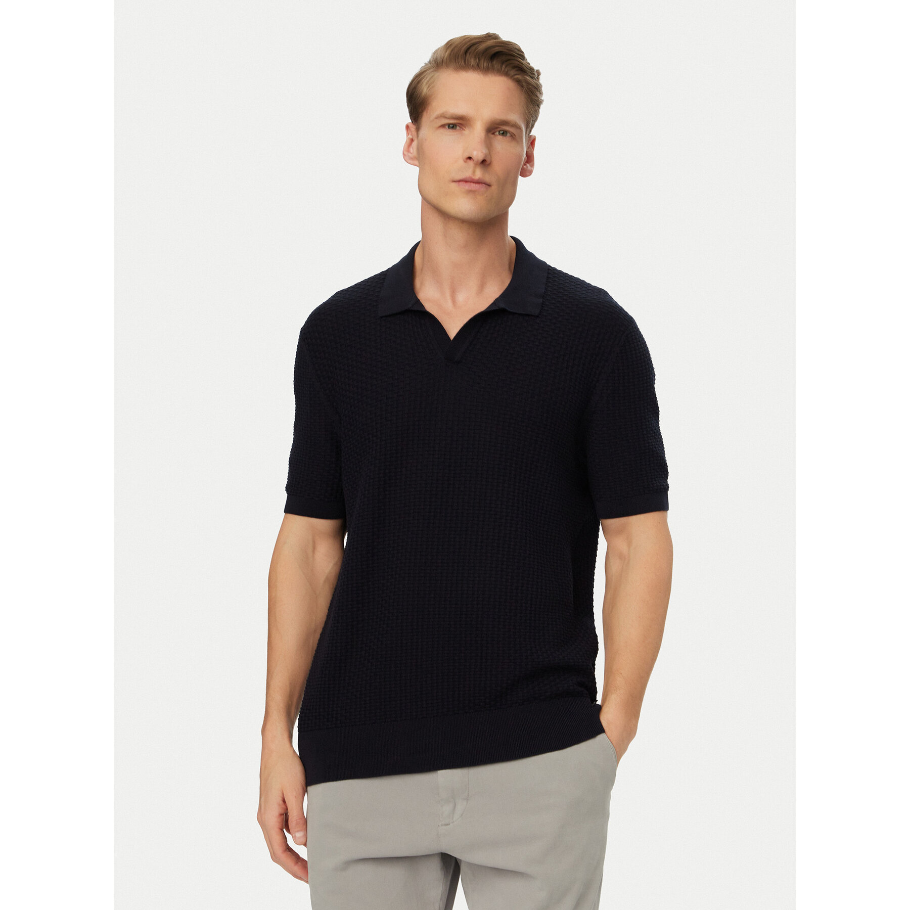 BOSS Poloshirt H-Natalo 50561613 Dunkelblau Regular Fit