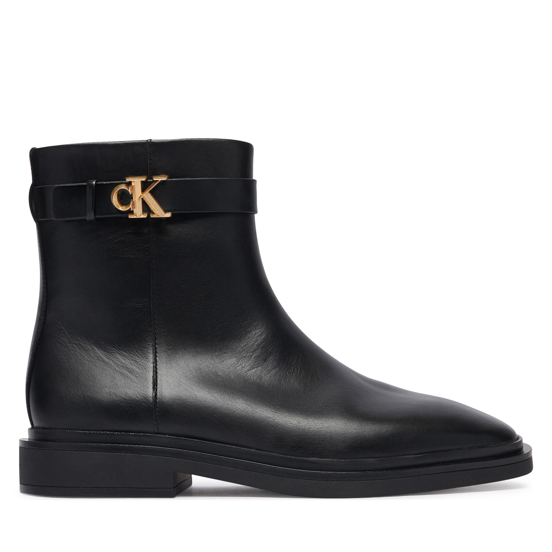 Škornji Calvin Klein HW0HW03186 Črna