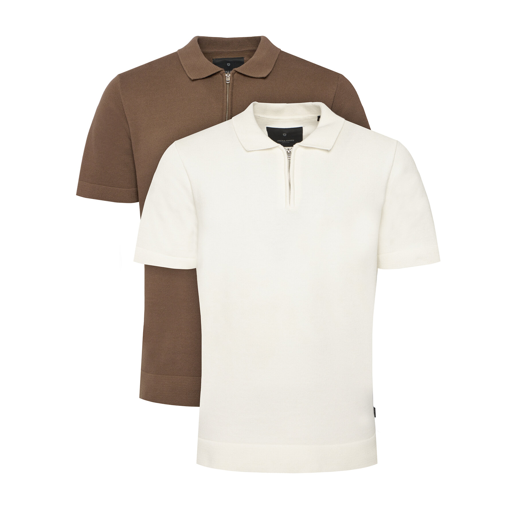 Jack & Jones Polo Milano 12304870 Svijetlo smeđa Regular Fit