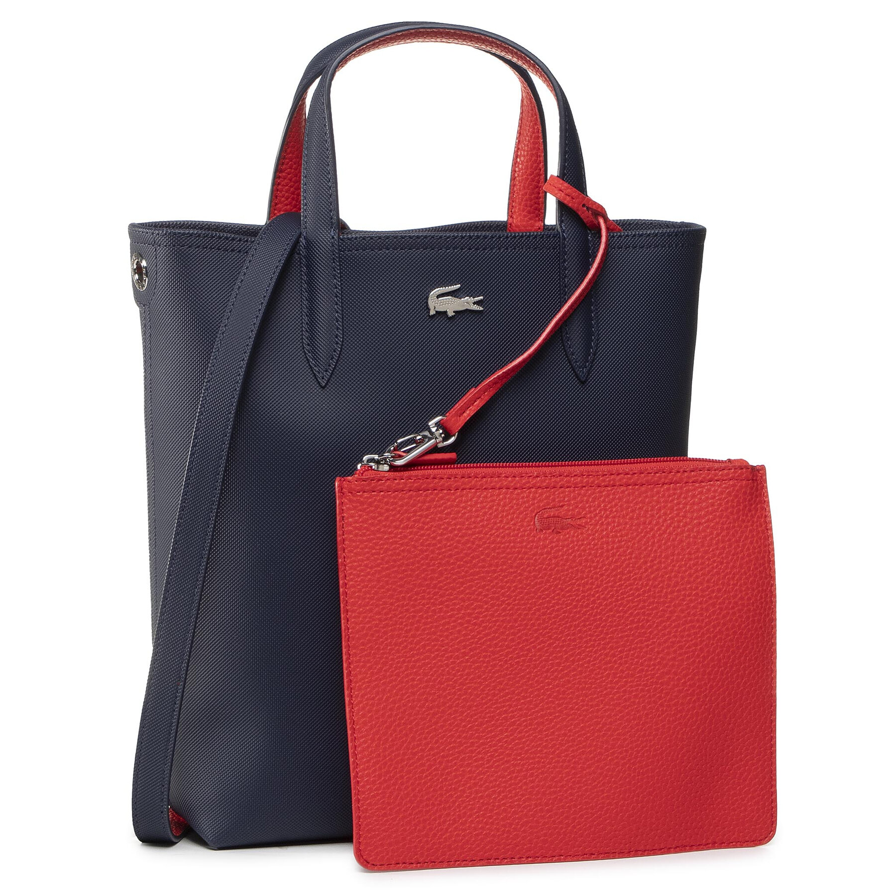 Geantă Lacoste Vertical Shopping Bag NF2991AA Bleumarin