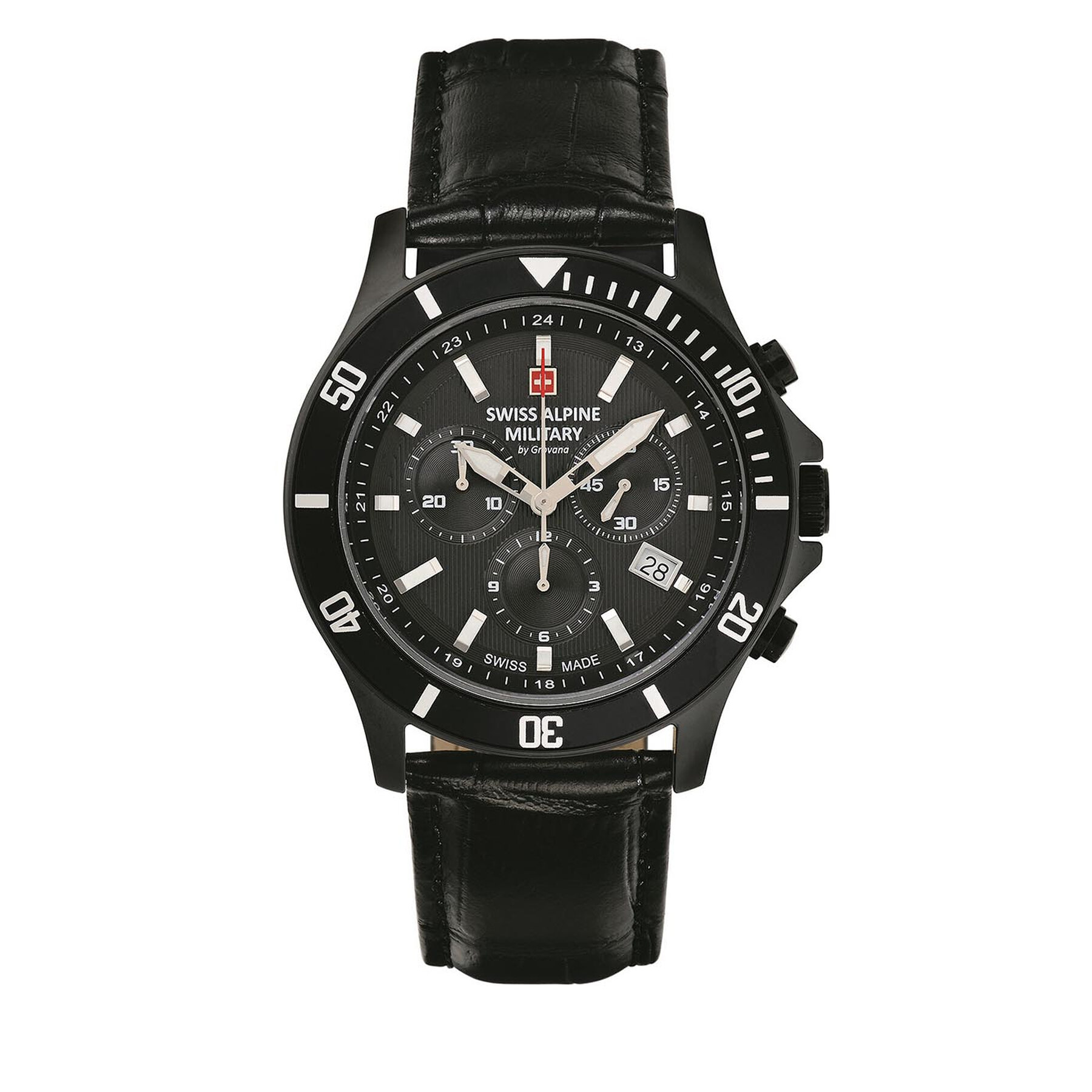 Swiss Alpine Military Ρολόι Swiss Alpine Military 7022.9577 Μαύρο