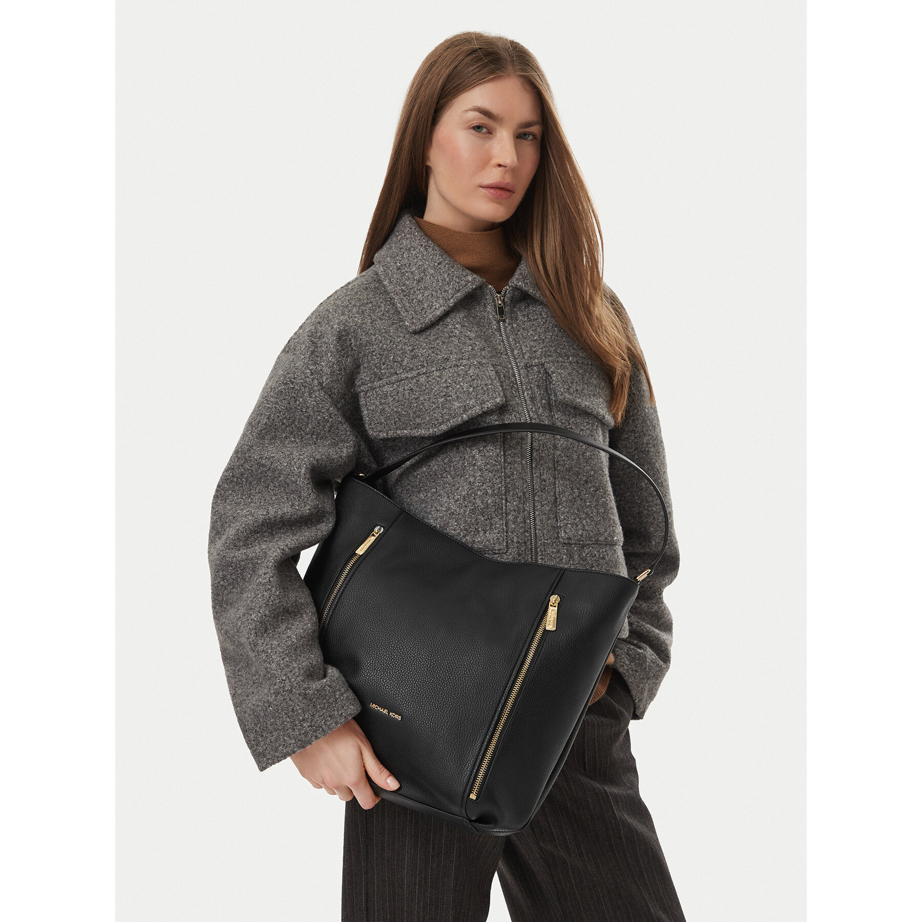 Дамска чанта MICHAEL Michael Kors 30F6G6NH7I Черен