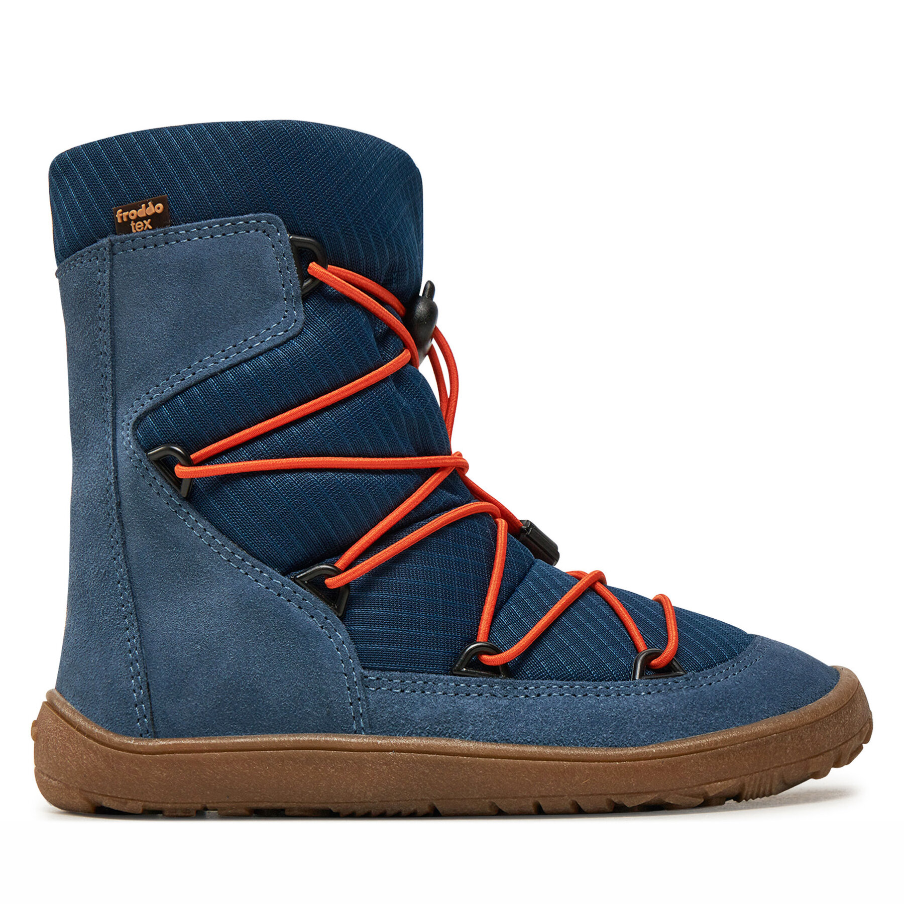 Dziecięce Kozaki Froddo, Rozmiar 35 Niebieski Barefoot Tex Track Wool G3160239-2 S