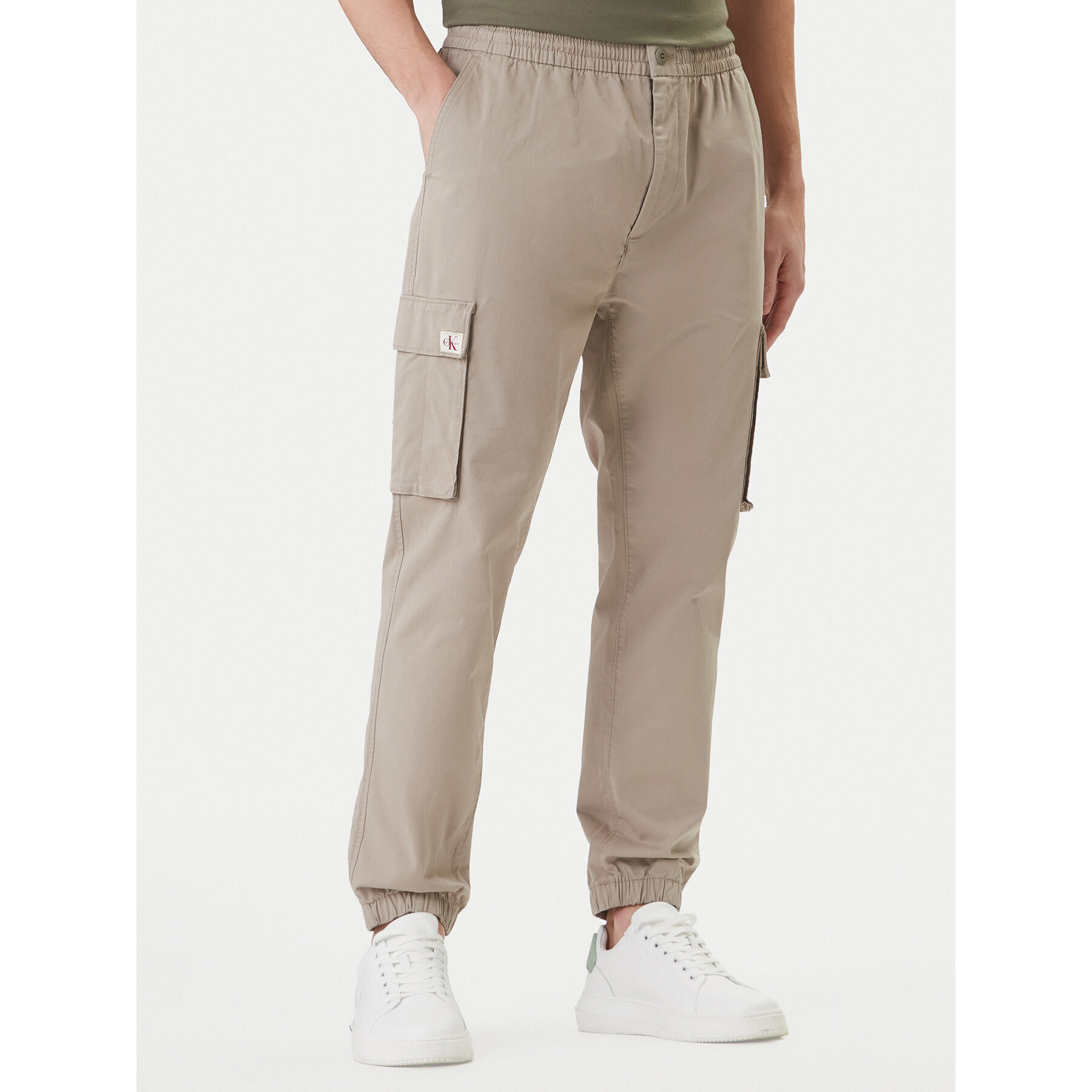 Calvin Klein Jeans Joggers Comfort LV04RD608G Beige Skinny Fit