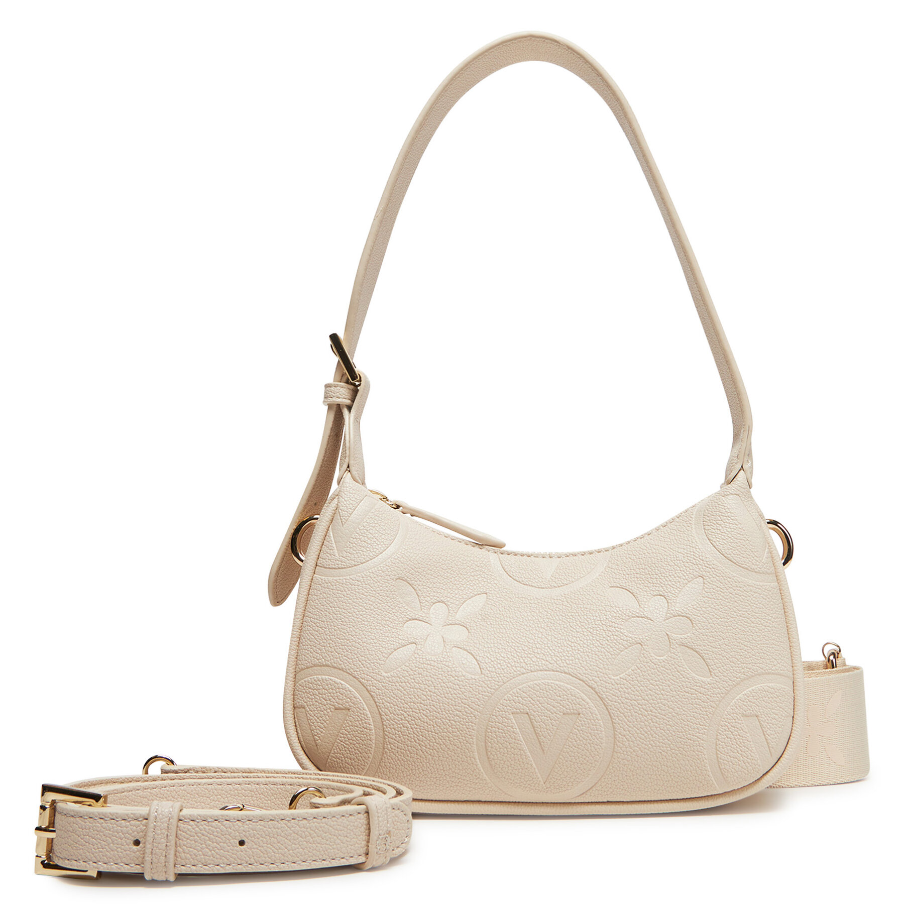 Geantă Valentino VBS8ZG13 Écru