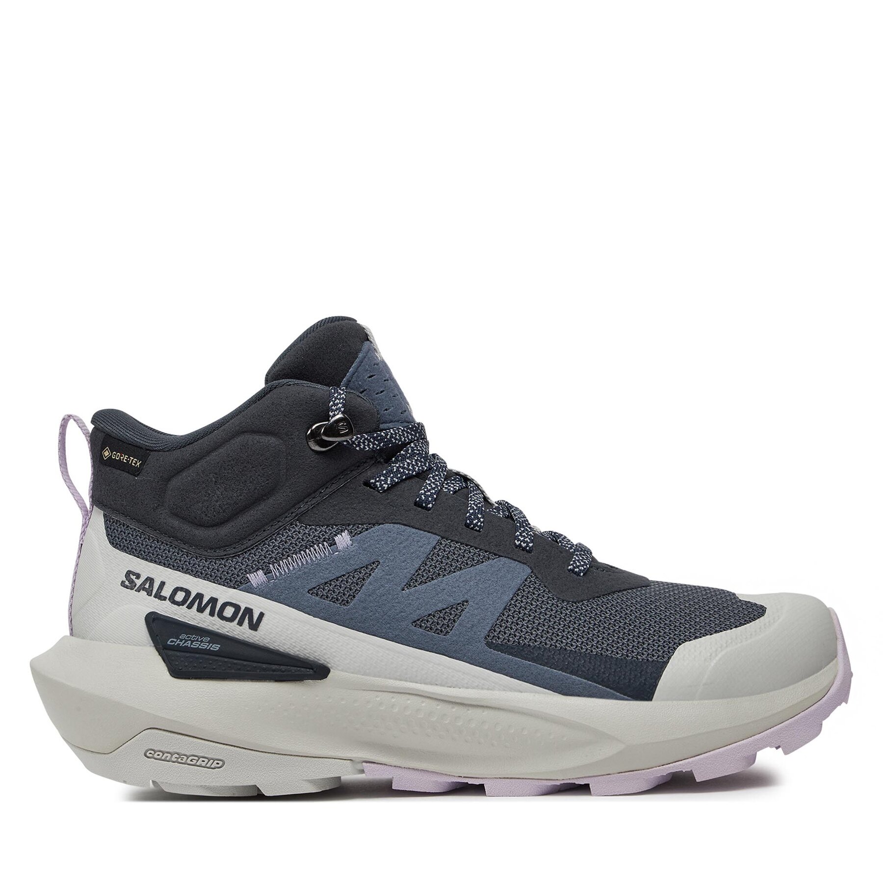 Туристически Salomon Elixir Activ Mid Gore-Tex L47457400 Сив