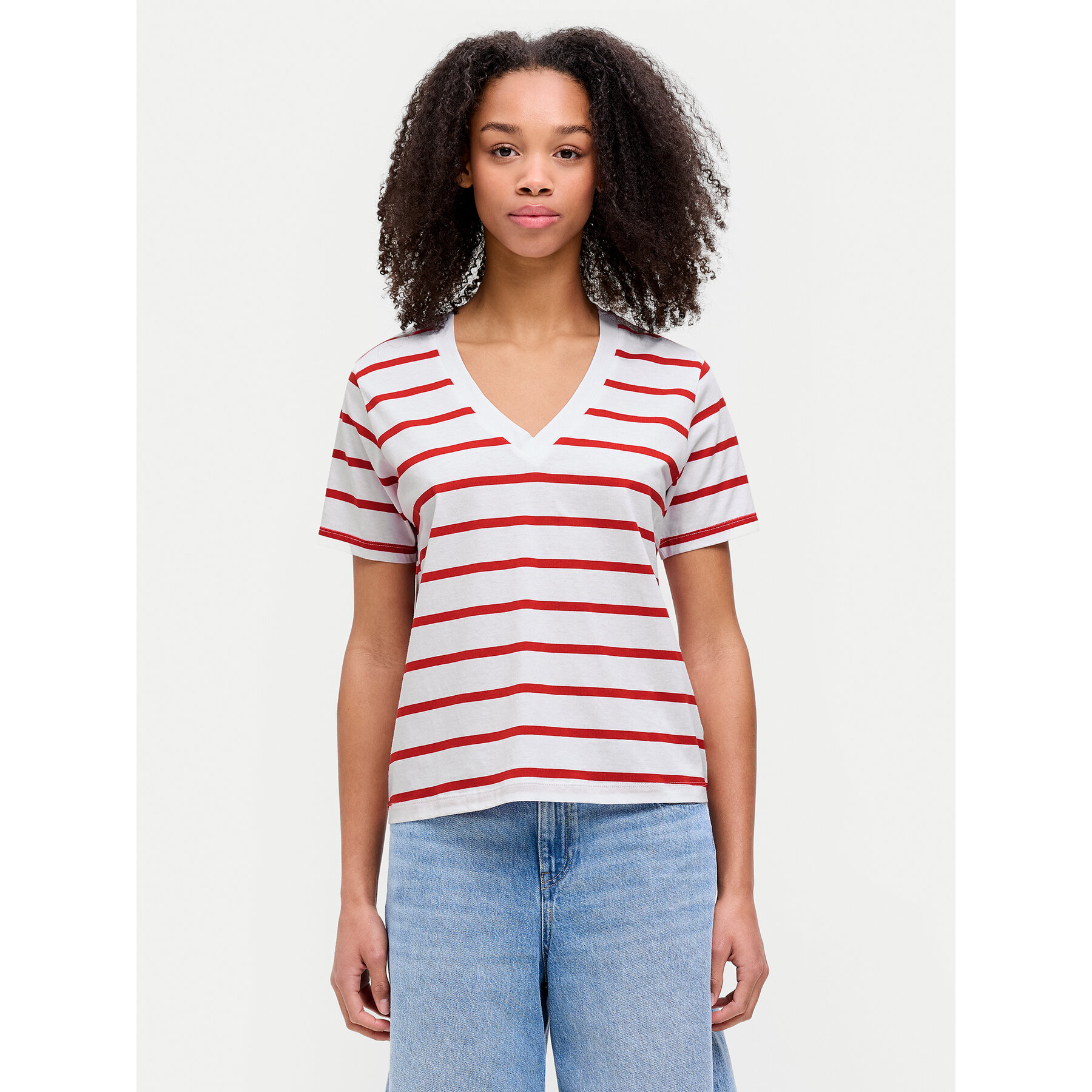 JJXX T-shirt Annie 12257577 Bijela Regular Fit