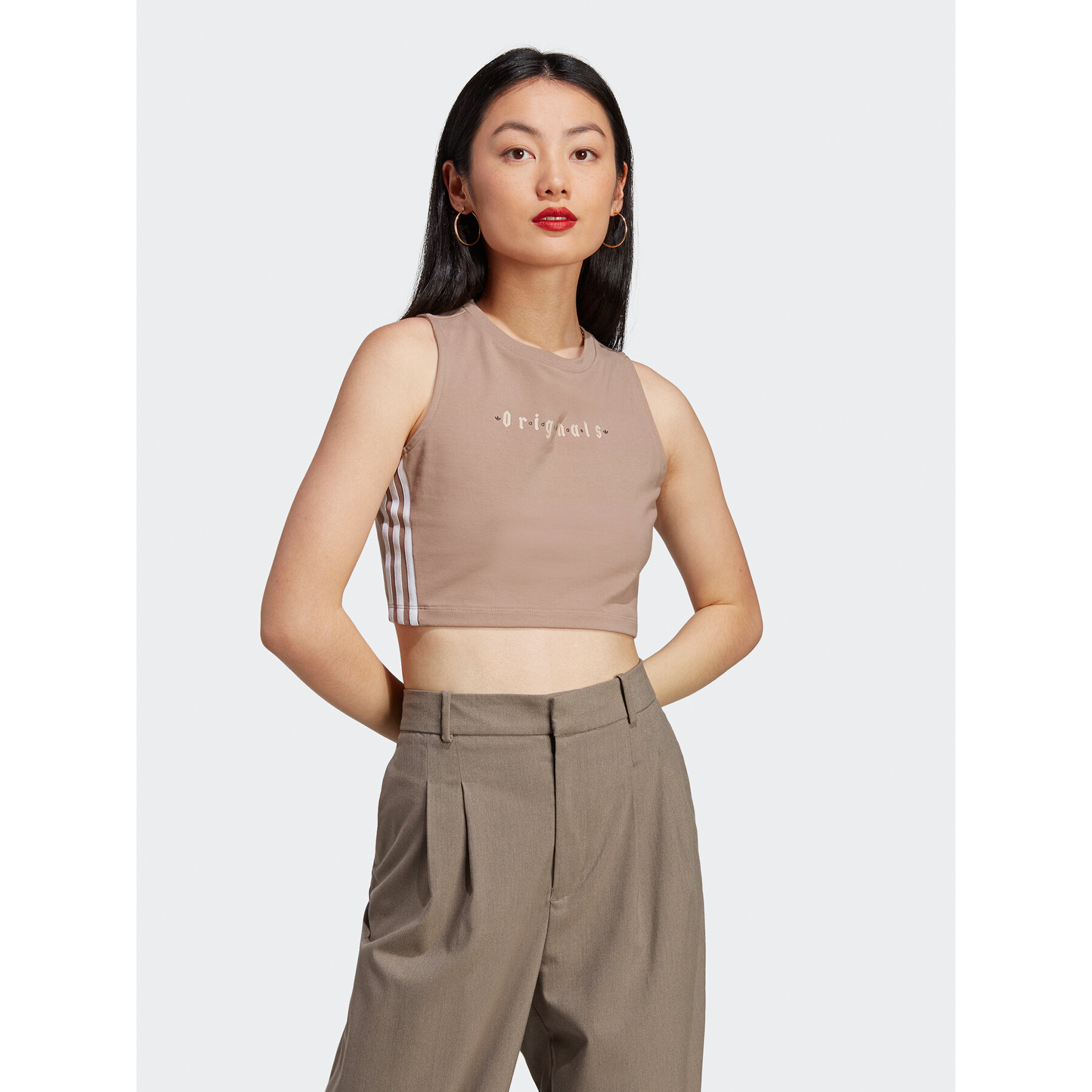 adidas Top Tank Top IQ3404 Rjava