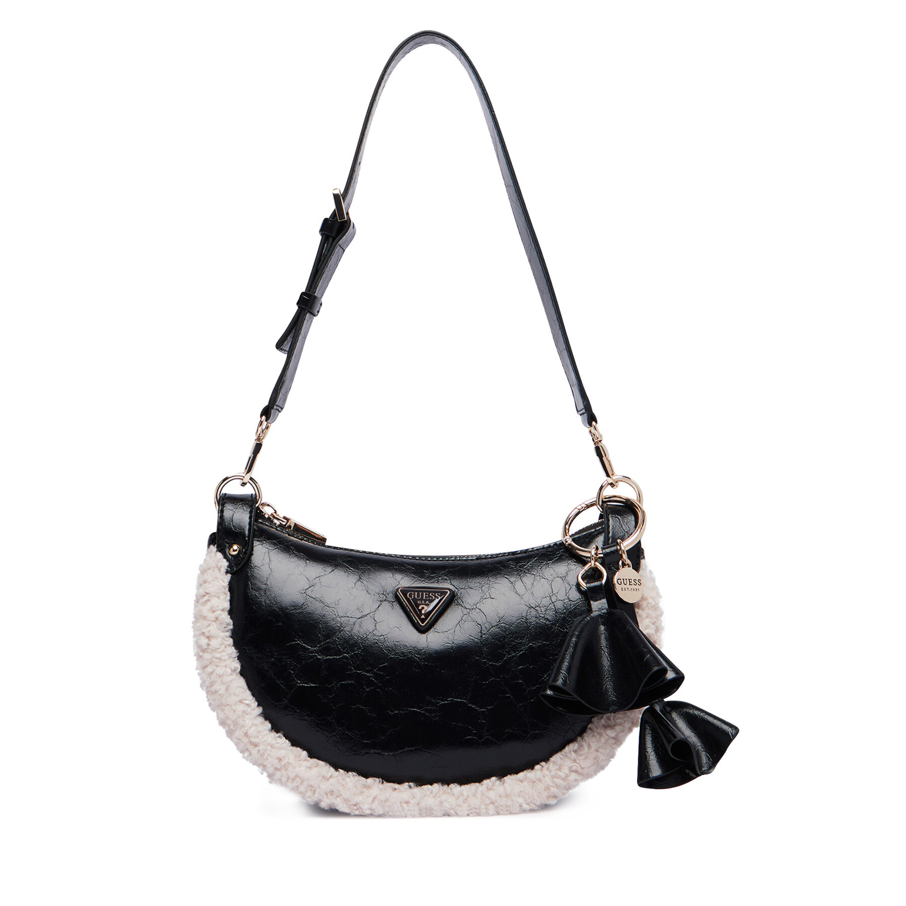 Ročna torba Guess Katie HWTW22 53180 Črna