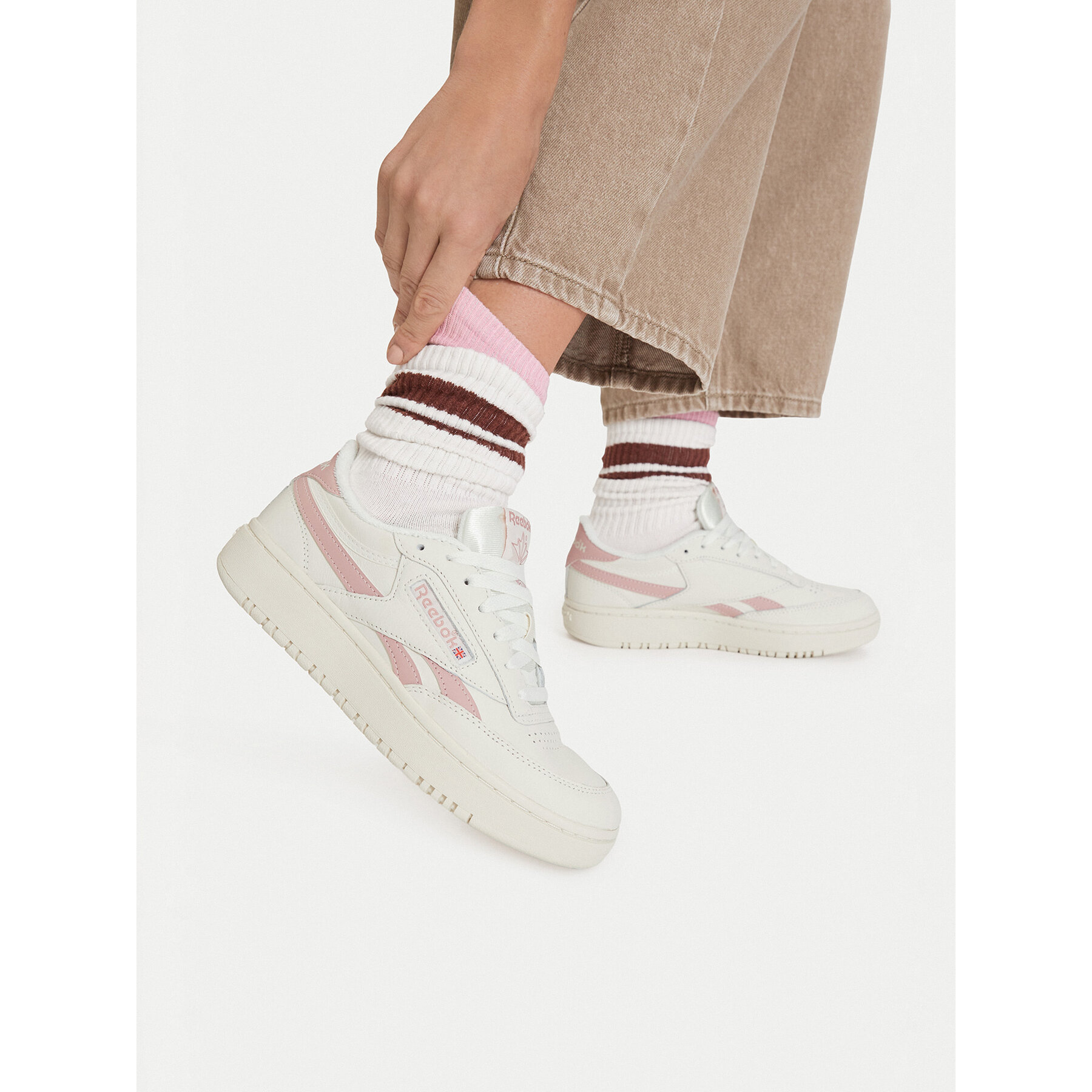 Αθλητικά Reebok EO-CLUB C DOUBLE REVENGE 100008943 Κρεμ