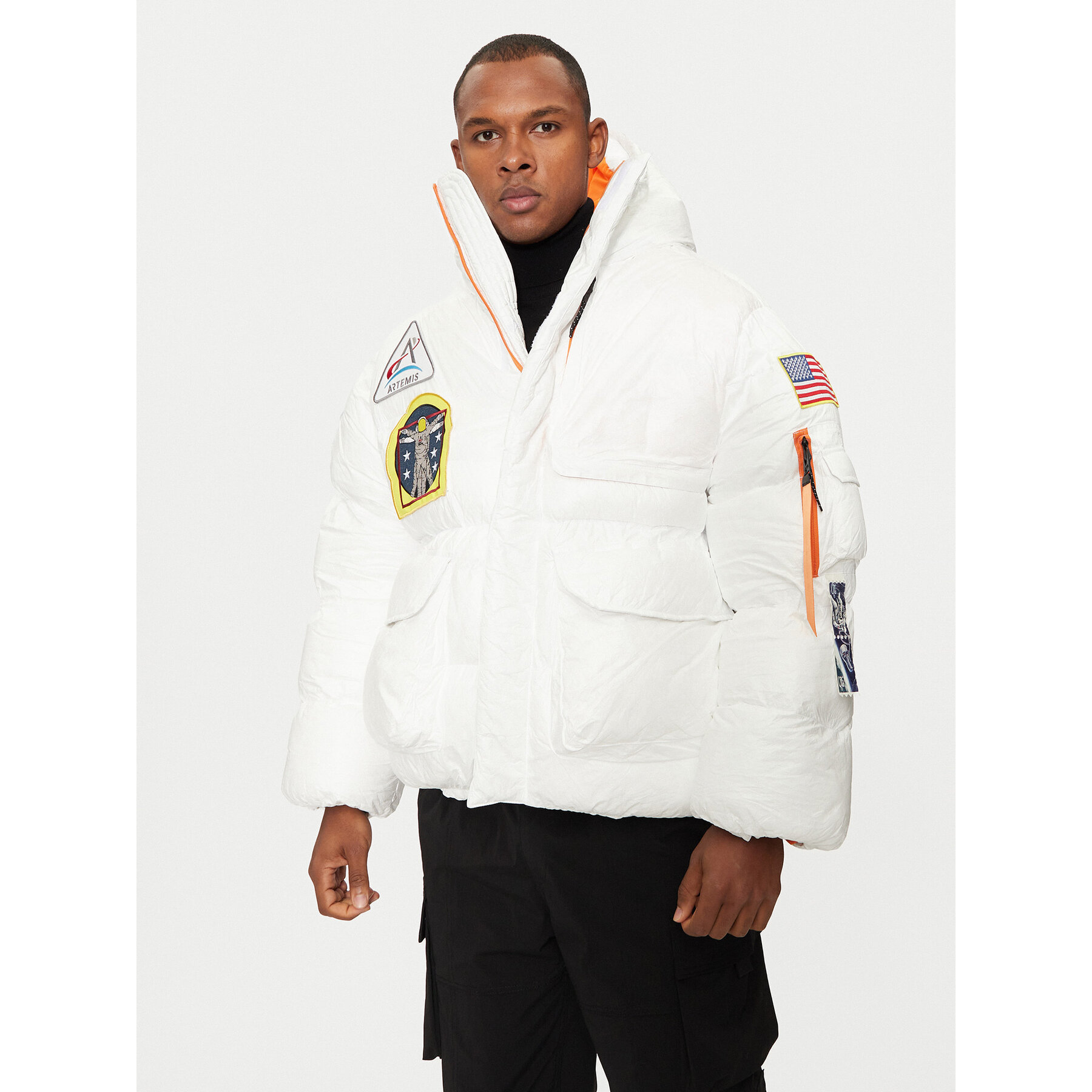 Alpha Industries Winterjacke 148136 Weiß Loose Fit
