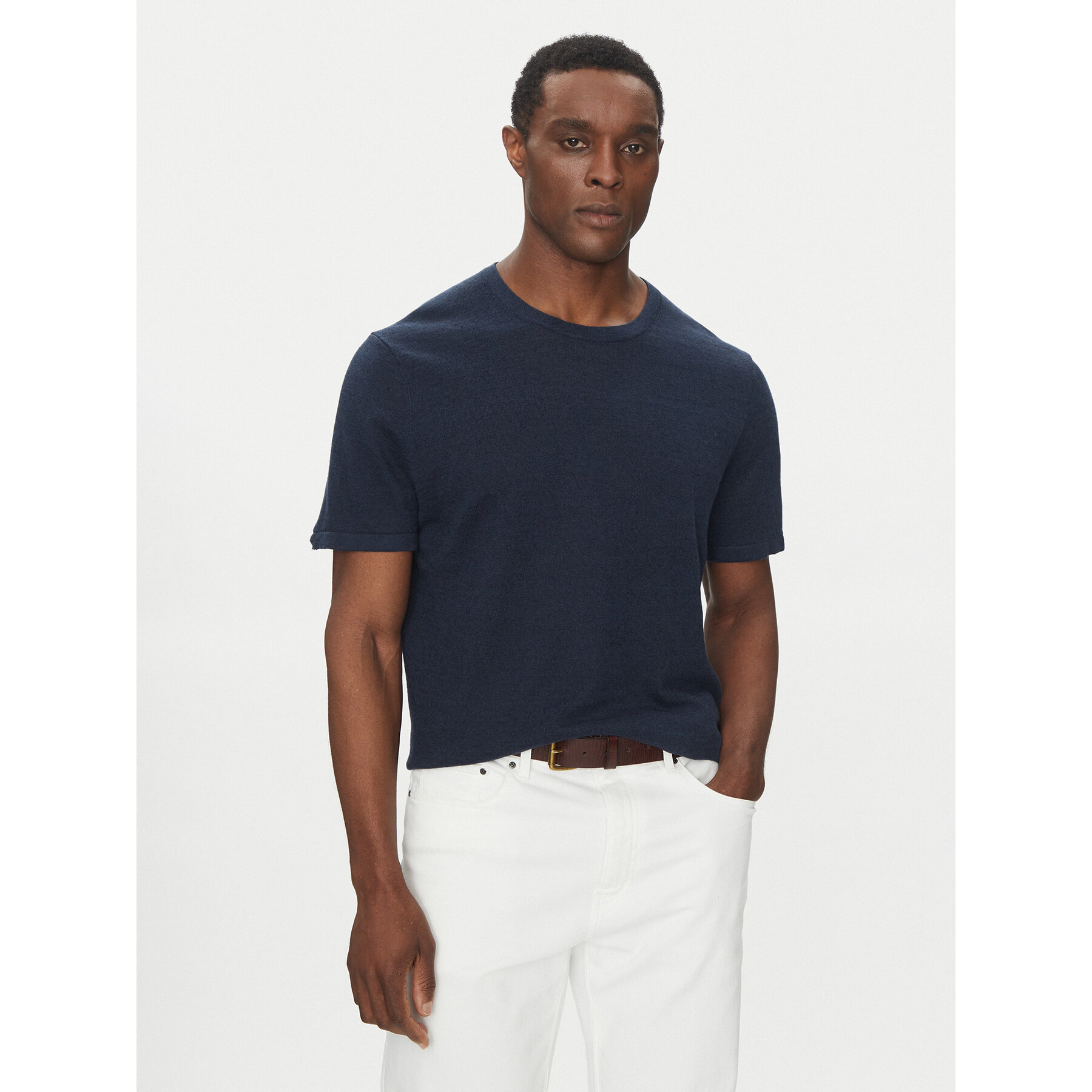 Michael Kors Póló CR5608V687 Sötétkék Regular Fit