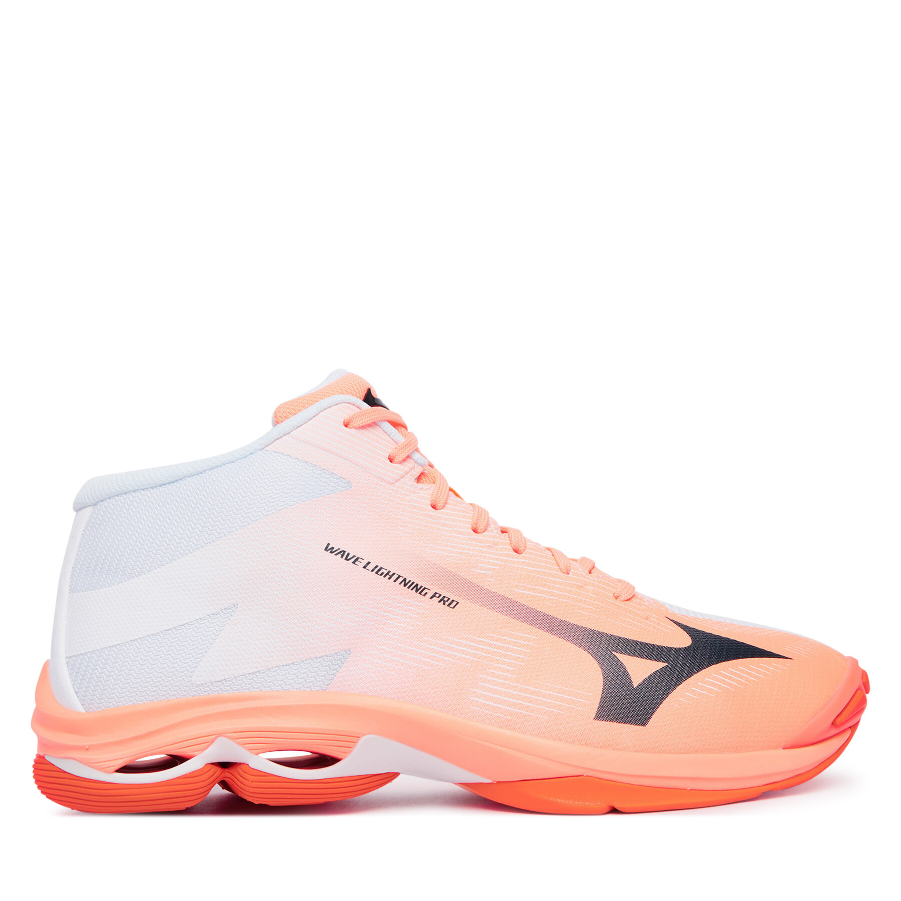 Čevlji za športe v zaprtih prostorih Mizuno Wave Lightning Pro Mid V1GA2665 Koral