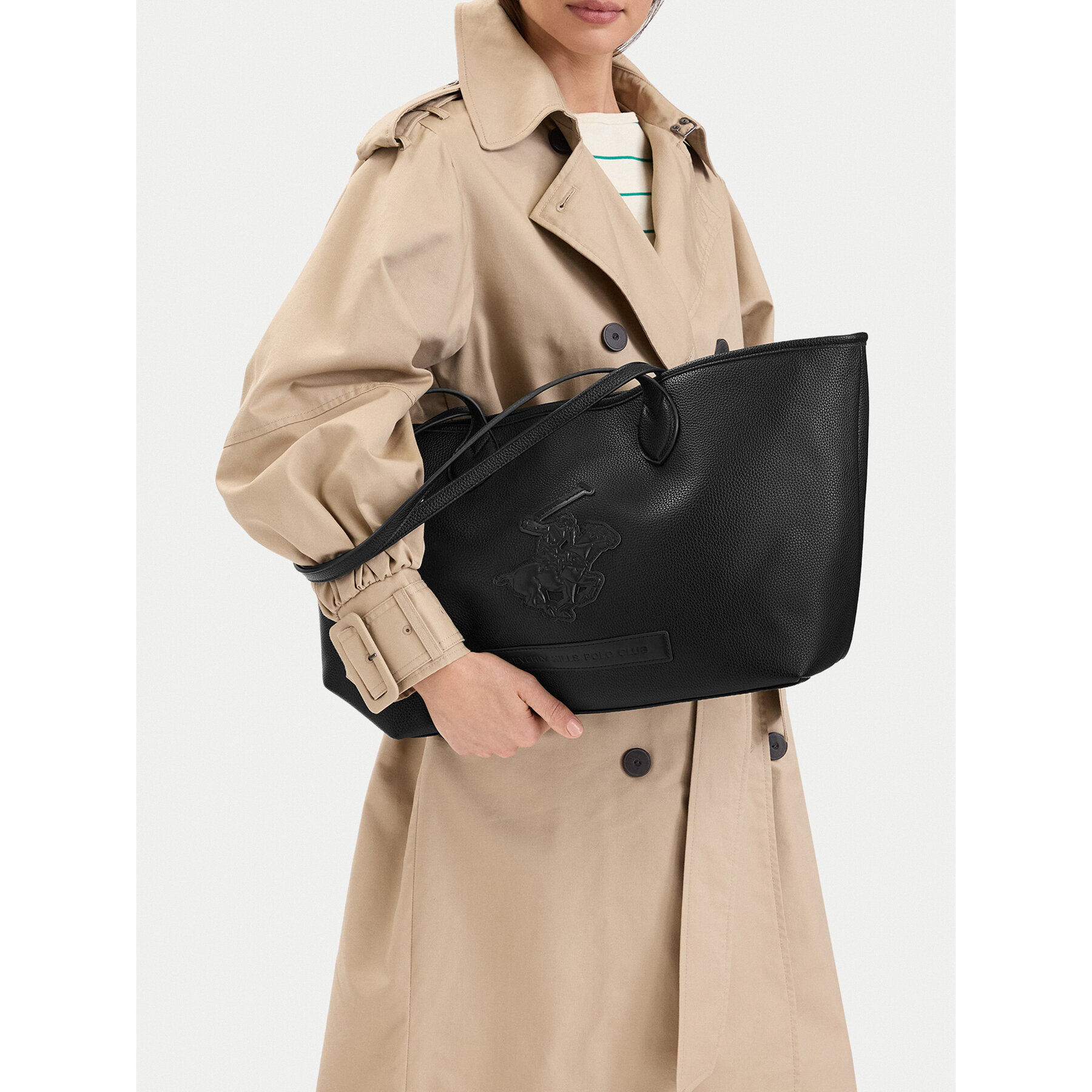 Дамска чанта Beverly Hills Polo Club CWBEO-BHPC-L-006-10 Черен
