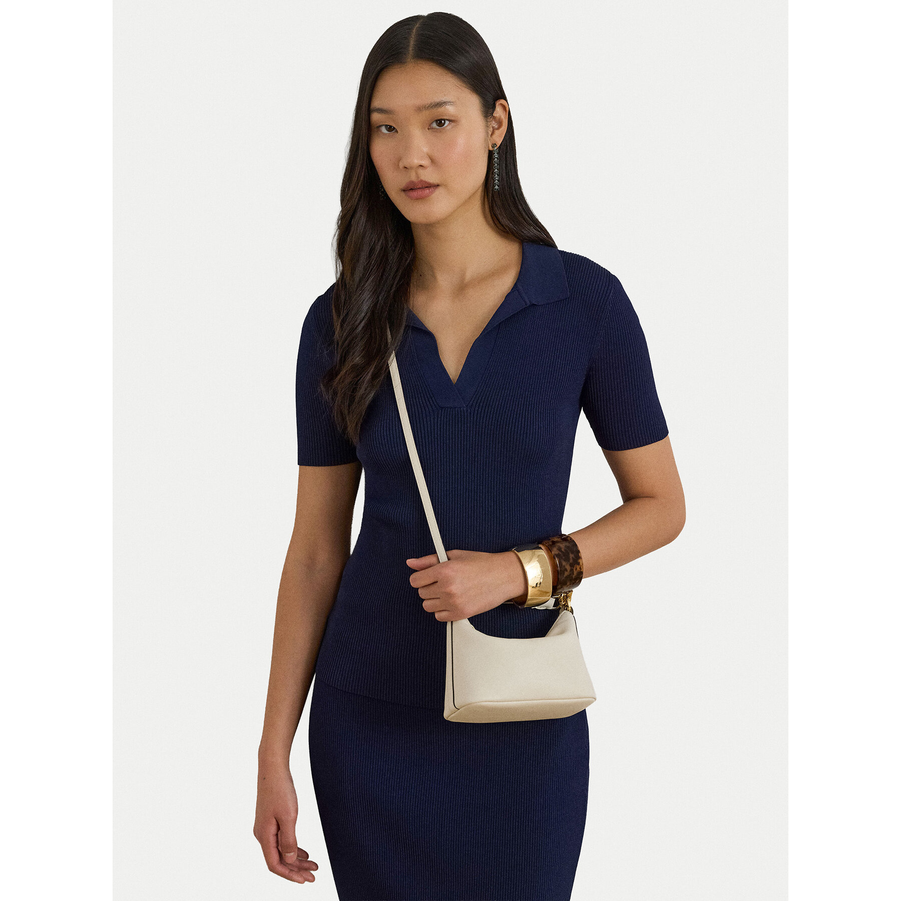 Дамска чанта LAUREN RALPH LAUREN 431P10531005 Екрю
