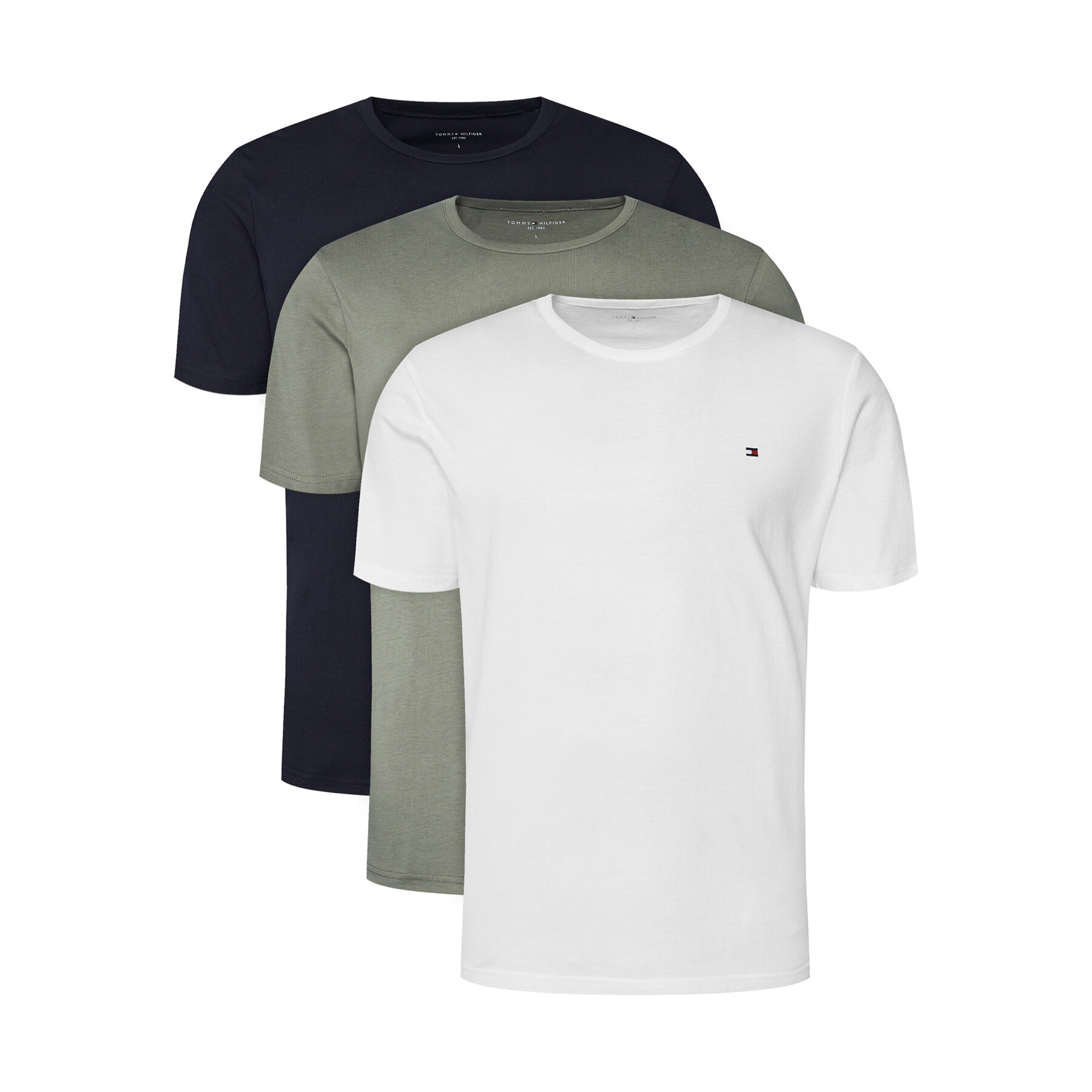 Tommy Hilfiger Set t-shirt majica﻿ UM0UM03870 Šarena Regular Fit