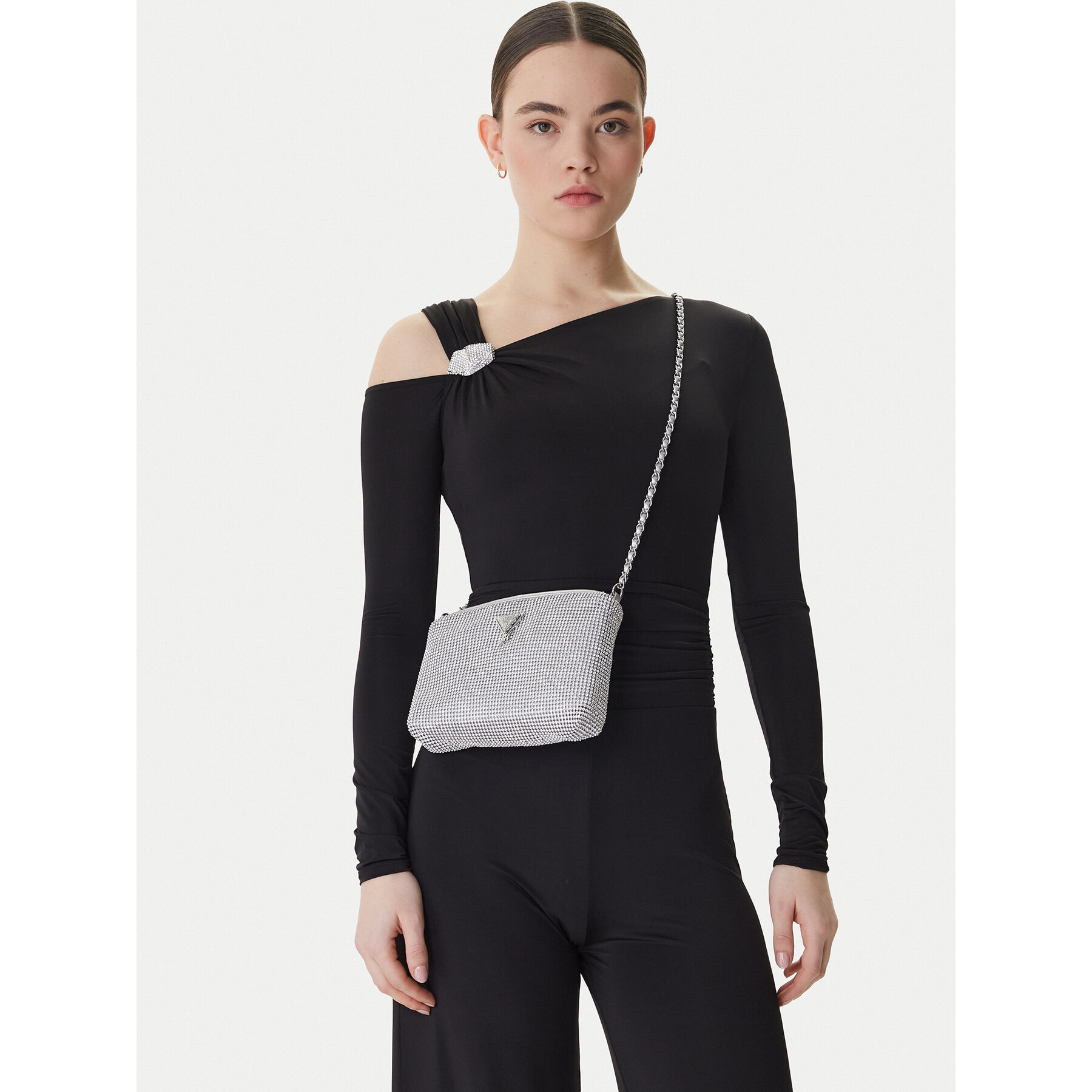 Дамска чанта Guess J5BZ15 WG830 Сребрист