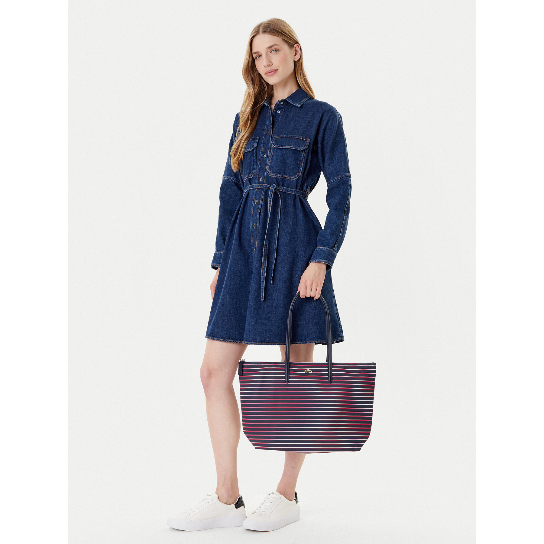 Дамска чанта Lacoste NF4939SJ Тъмносин