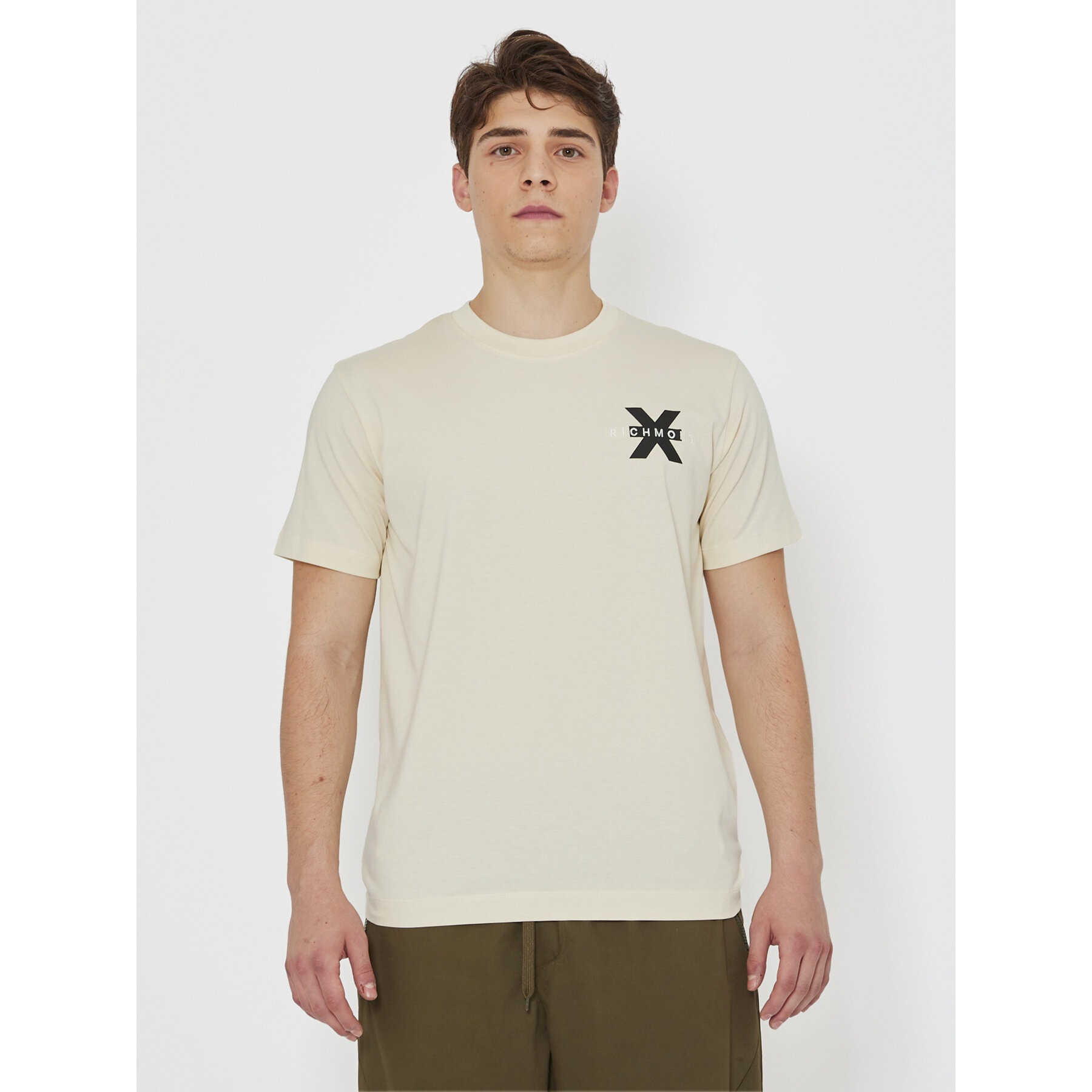 Richmond X T-shirt Sween UMP24057TS Beige Regular Fit
