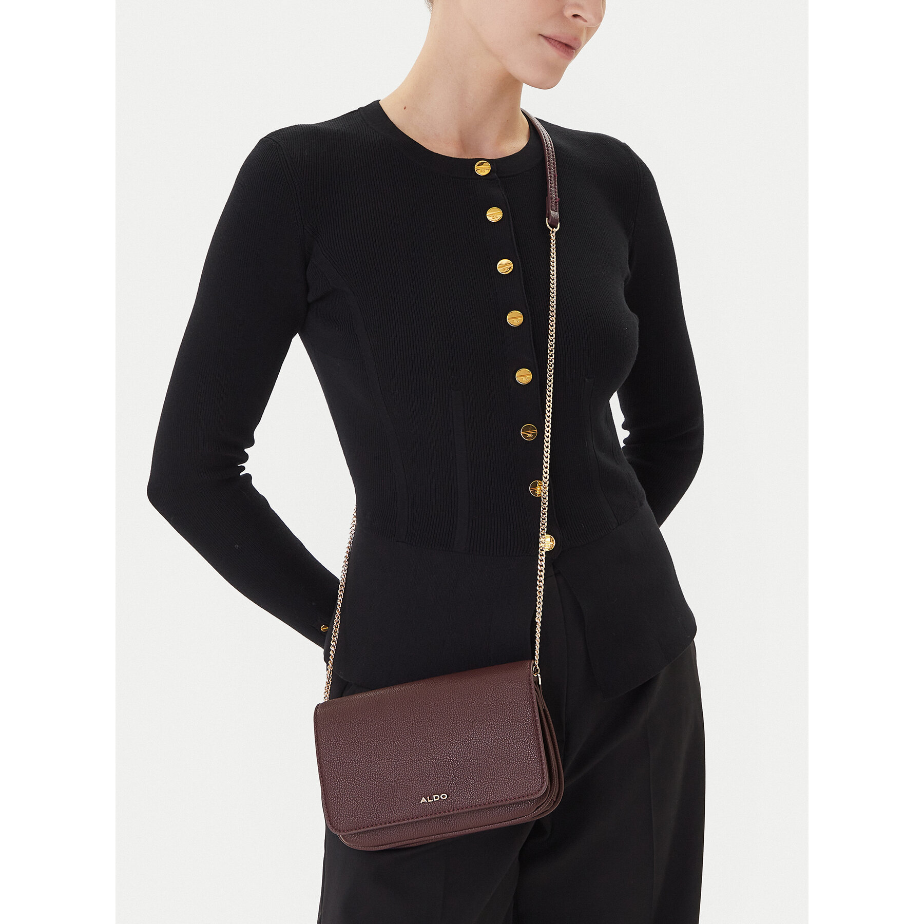 Дамска чанта Aldo Riverly 14143645 Бордо