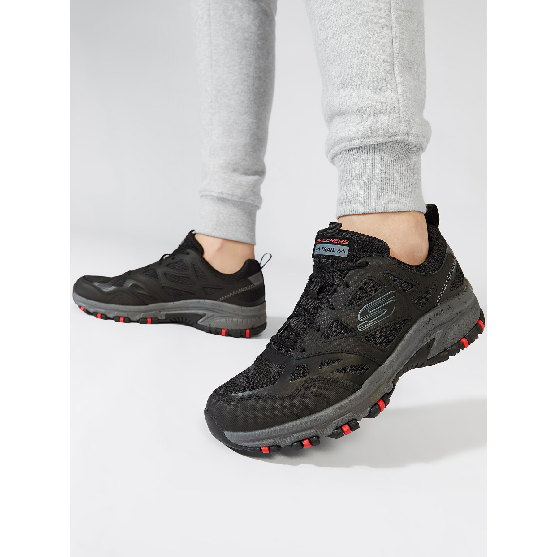 Trekingová obuv Skechers Hillcrest 237265/BKCC Čierna