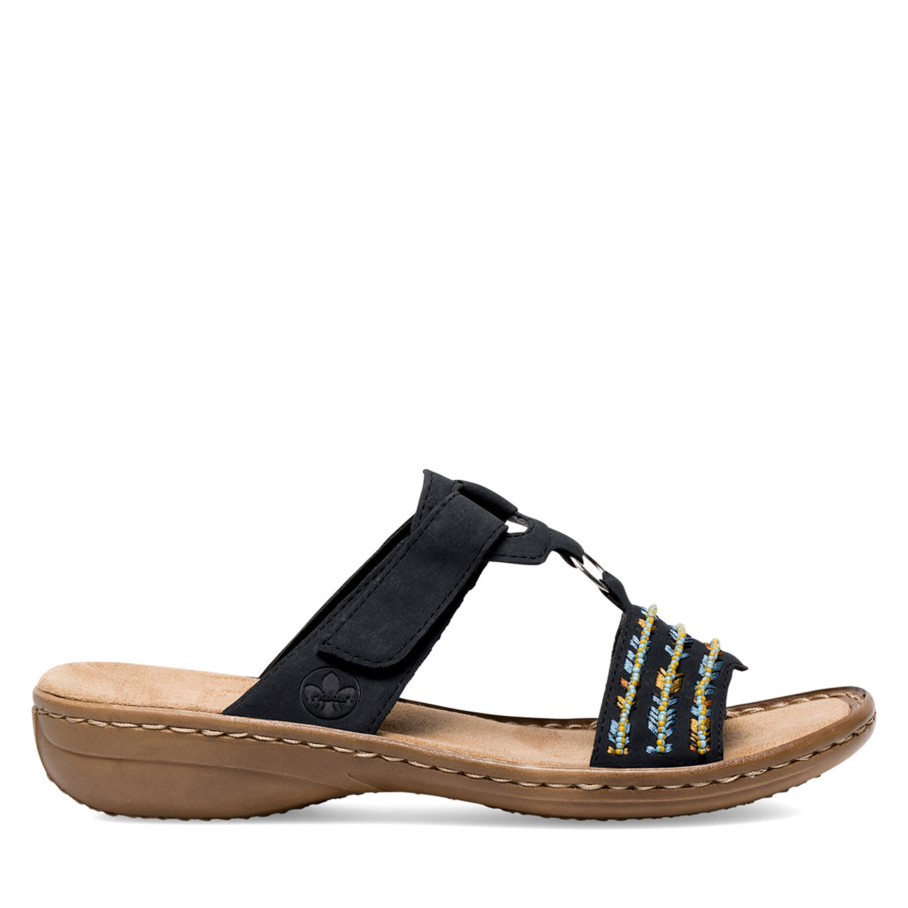 Šľapky Rieker 60867-14 Tmavomodrá