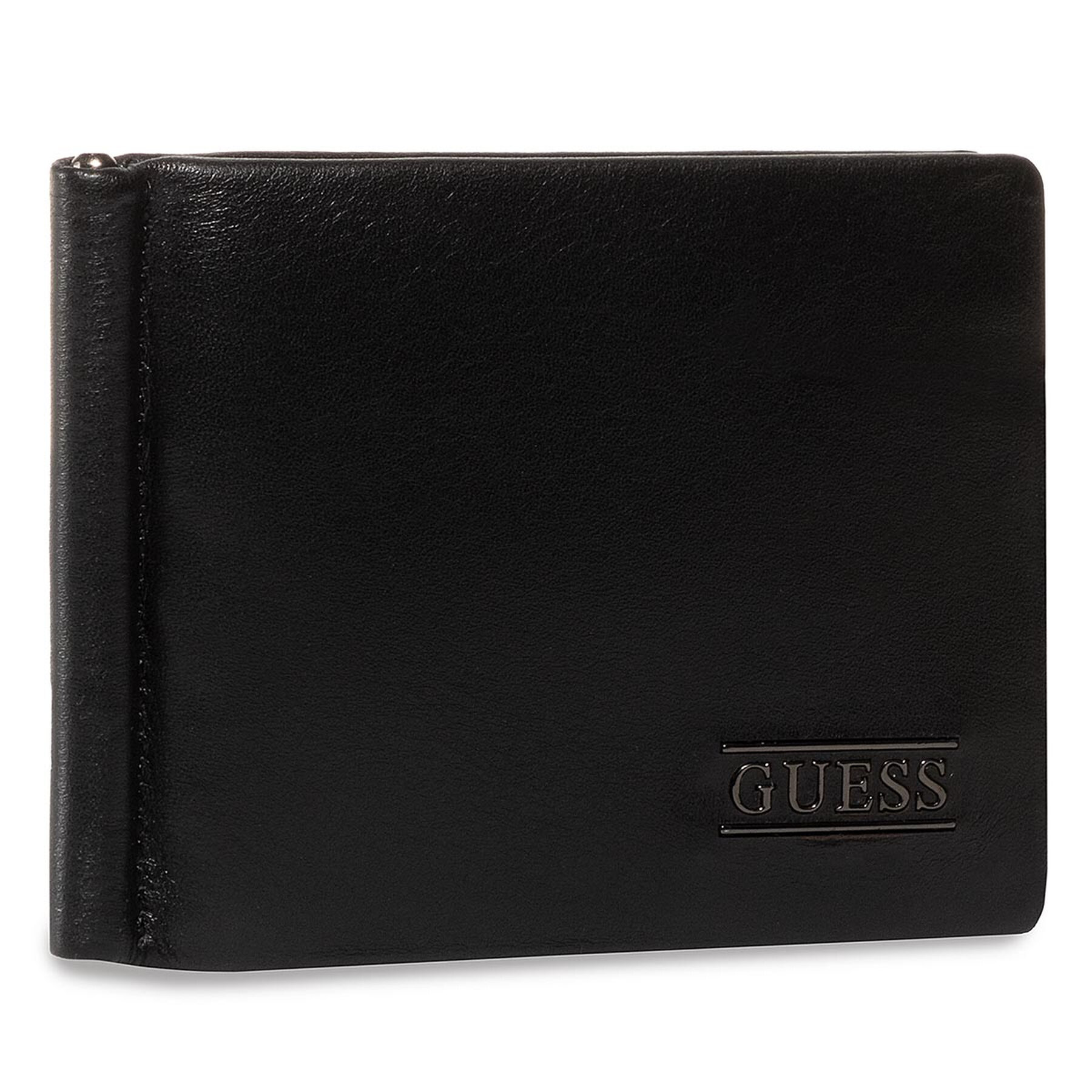 Puzdro na kreditné karty Guess New Boston SLG SM4016 LEA23 Čierna