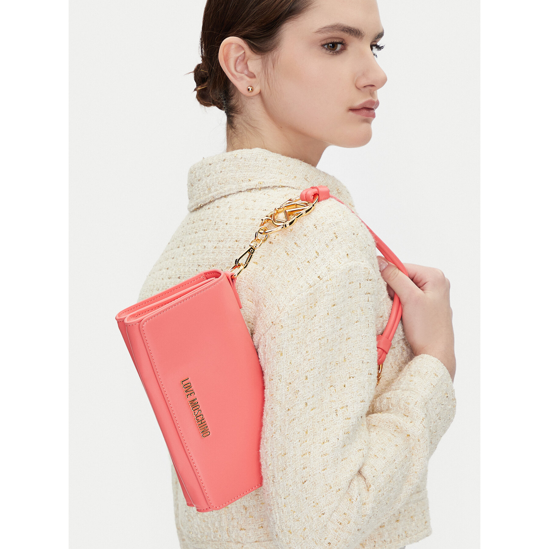 Kabelka LOVE MOSCHINO JC4051PP1MLF0464 Koralová