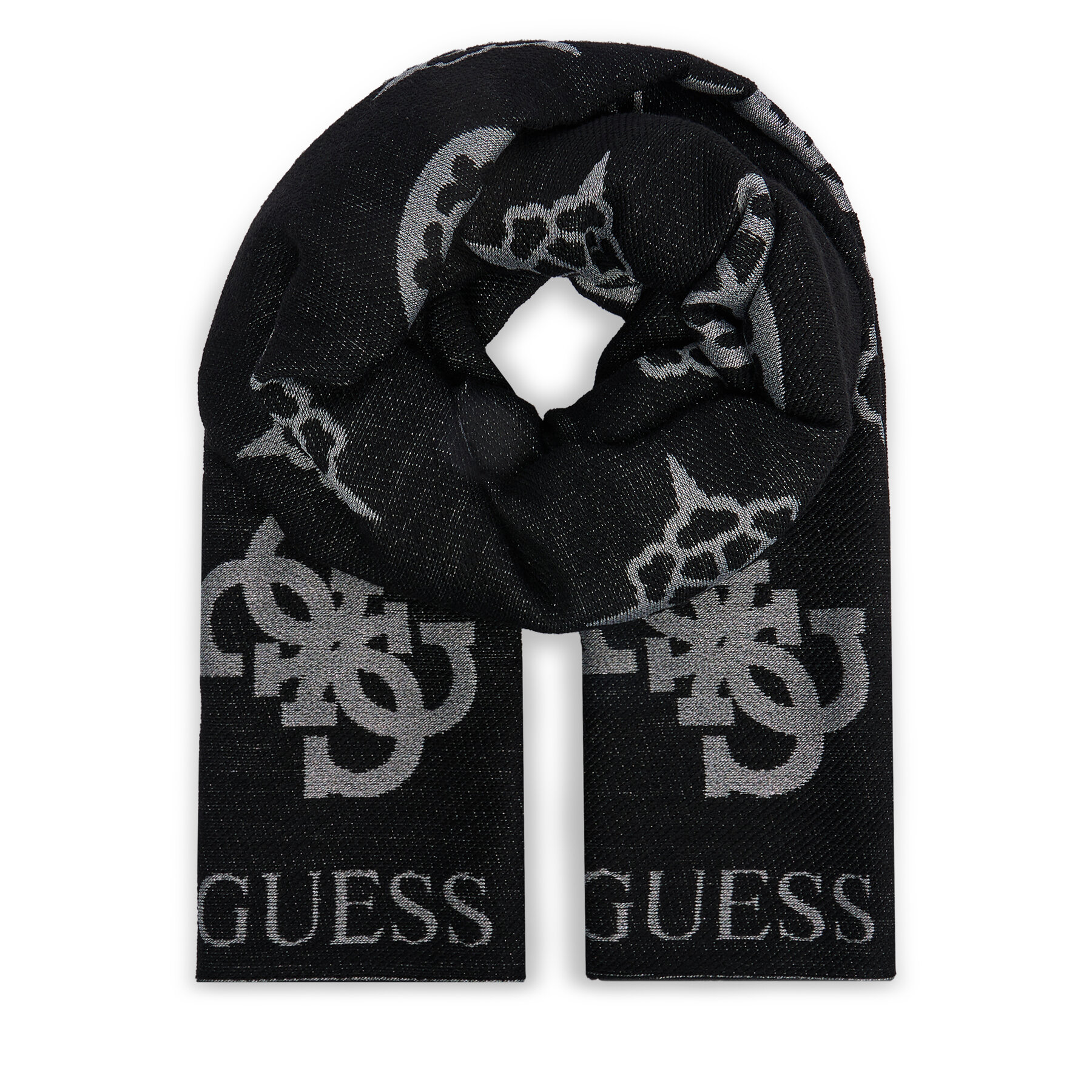 Κασκόλ Guess AW5190 POL03 Μαύρο φωτογραφία