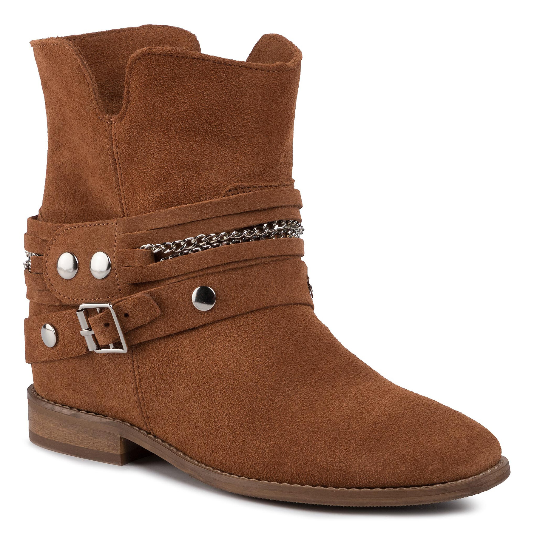Botine R.Polański 1035 Rudy Zamsz 36