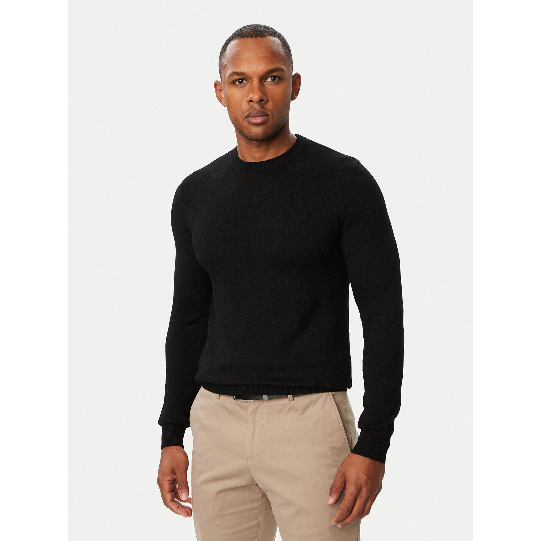 Guess Pullover M6BR36 Z1415 Schwarz Regular Fit