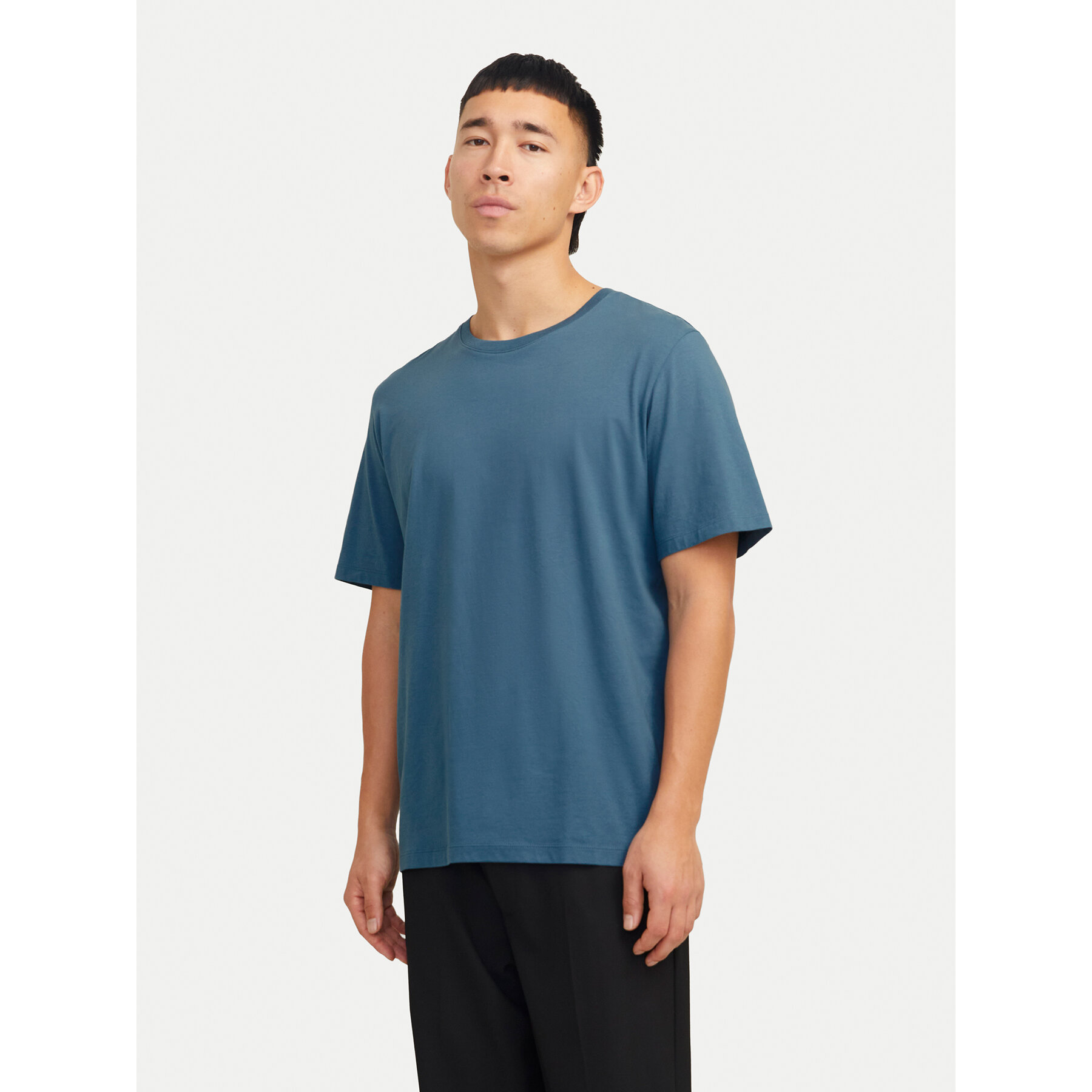 Jack & Jones T-Shirt Organic Basic 12156101 Μπλε Standard Fit